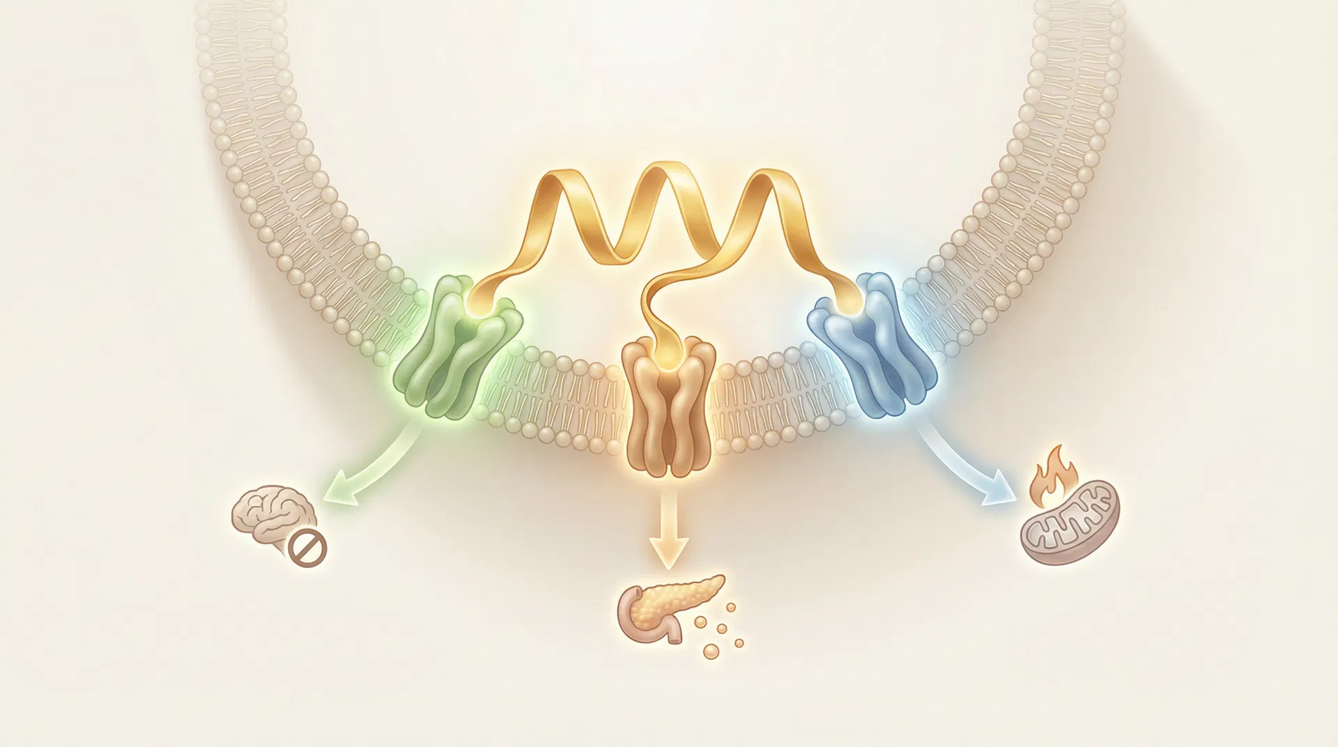 Retatrutide triple GLP-1 GIP and glucagon receptor mechanism