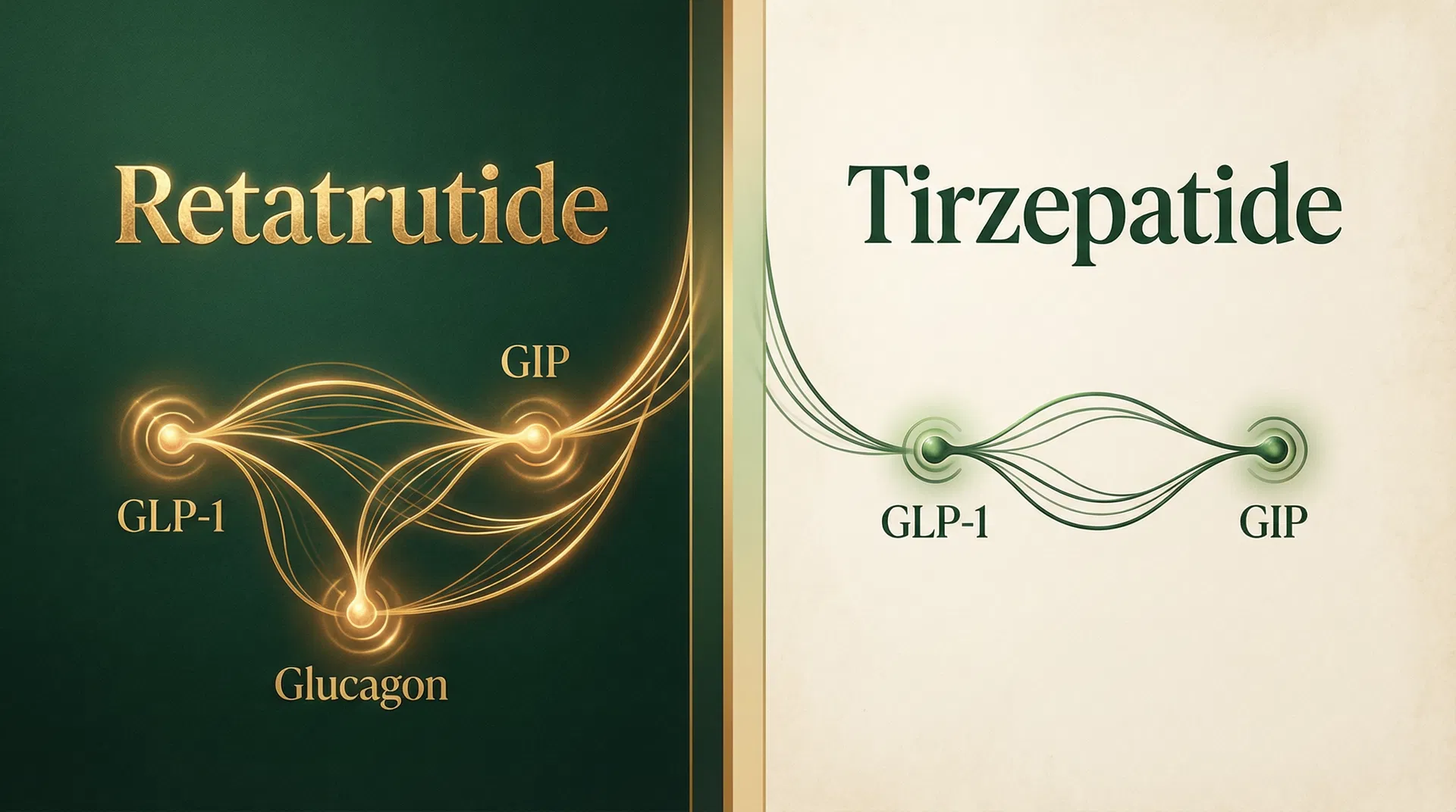 Retatrutide vs Tirzepatide: triple vs dual receptor comparison