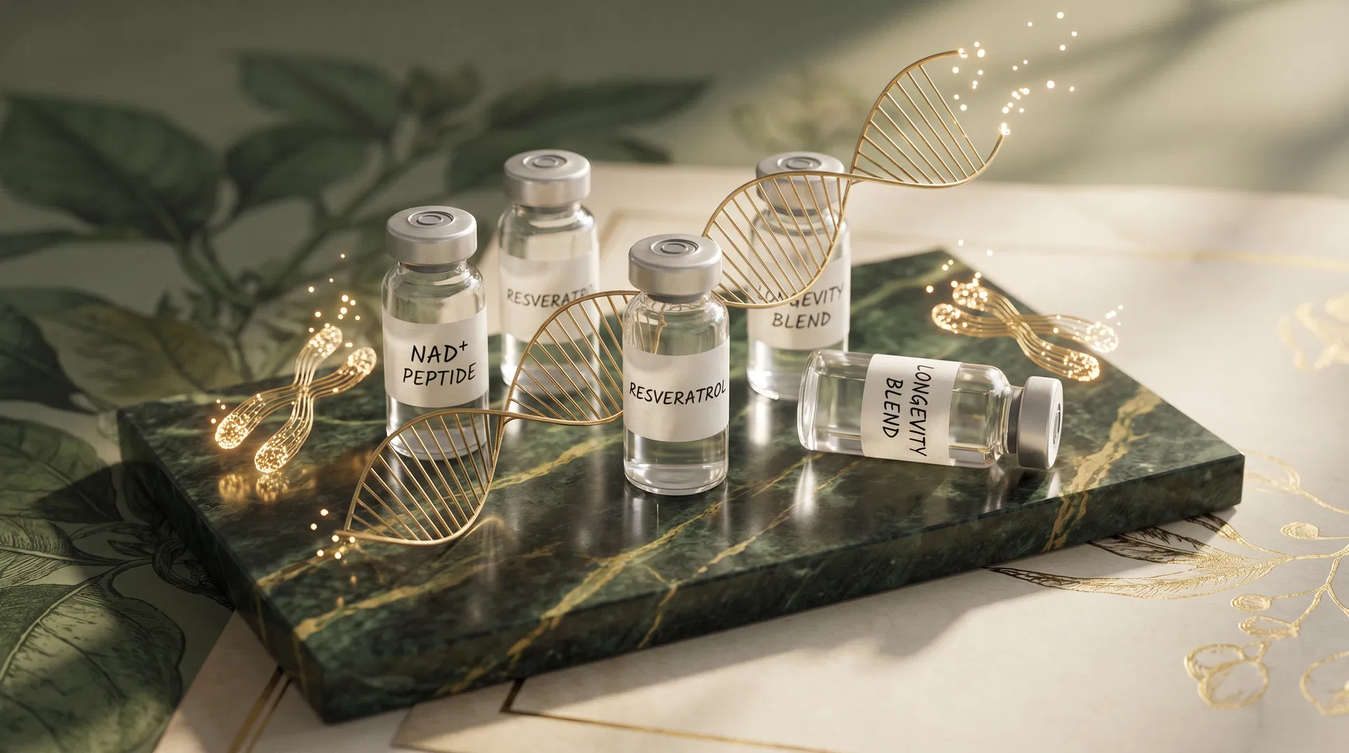 The Top 5 Longevity Peptides: What the Research Actually Says