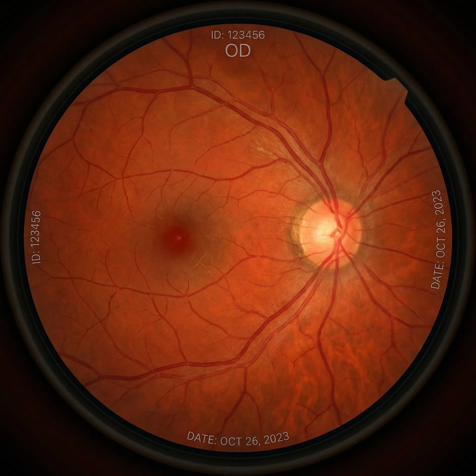 Retinografia de fundo de olho