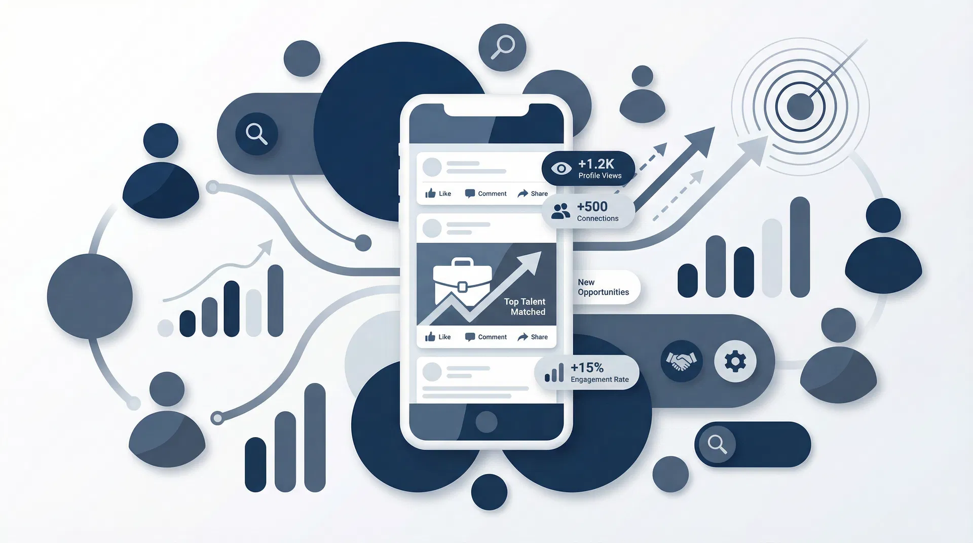 採用SNS支援サービスのイメージ