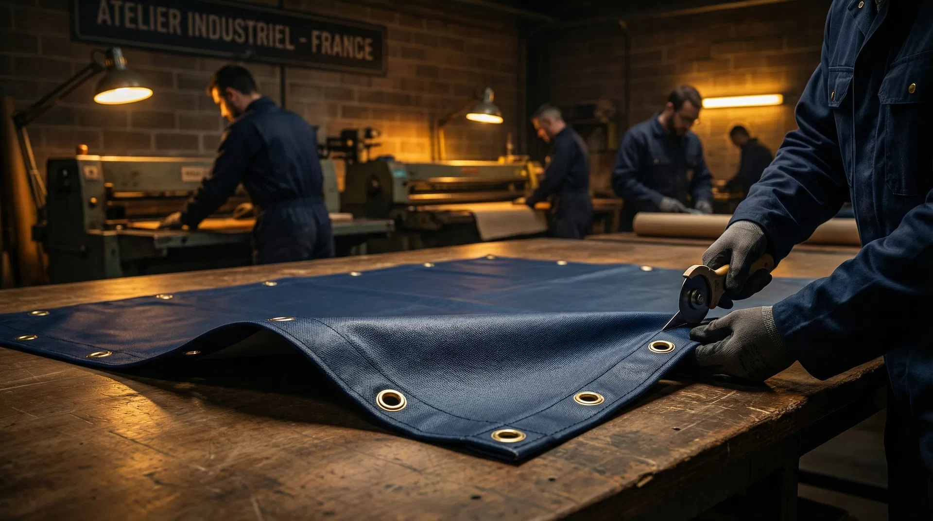 Bâches techniques PVC professionnelles fabrication française Périgord