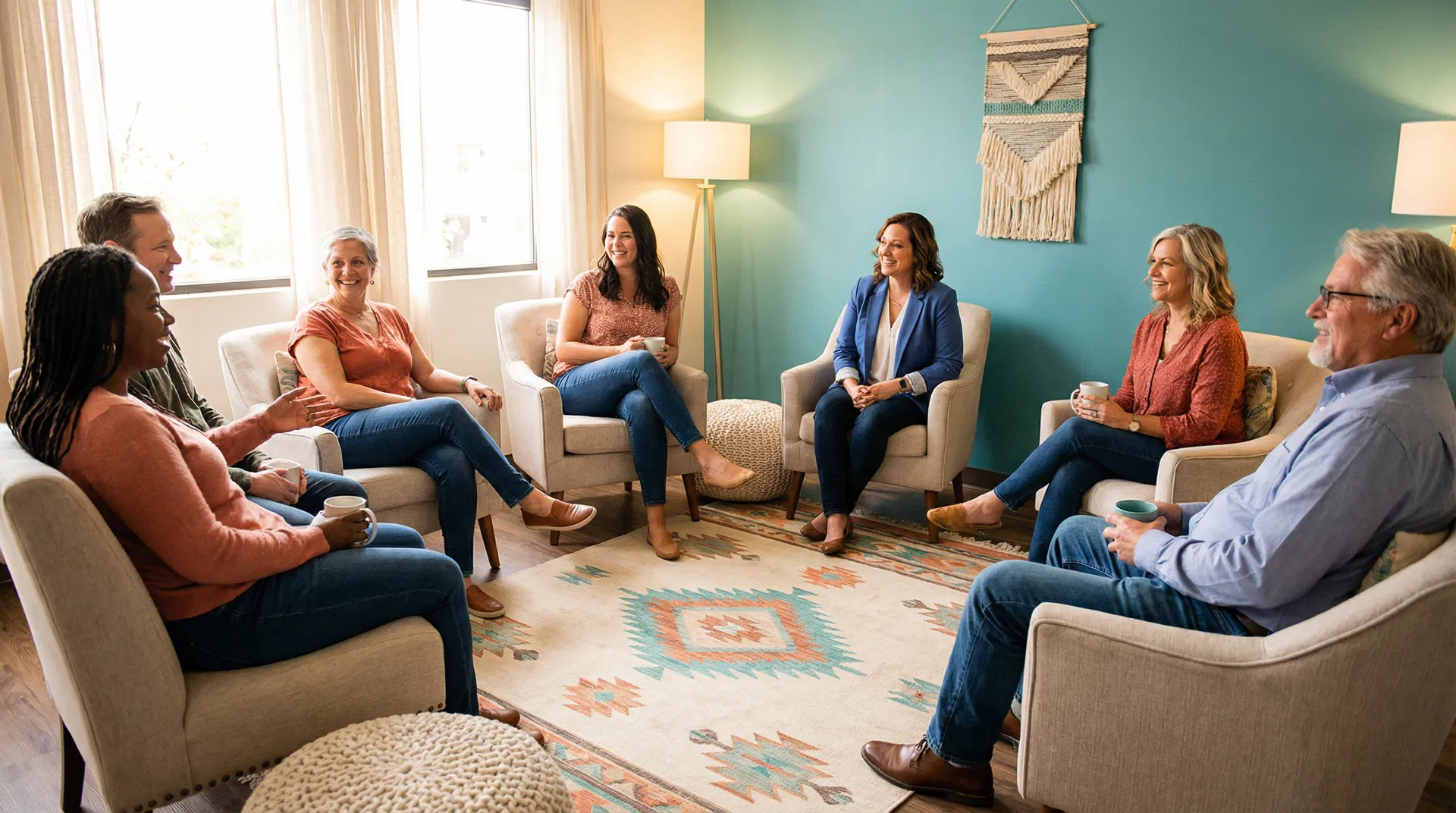 Group therapy session