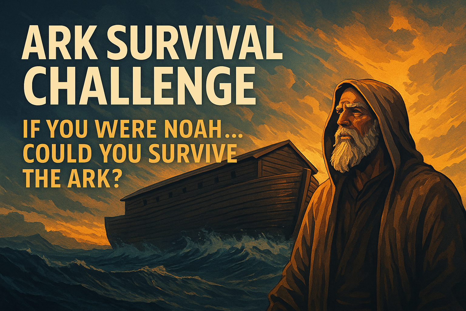 Ark Survival Challenge - Would You Survive Like Noah?