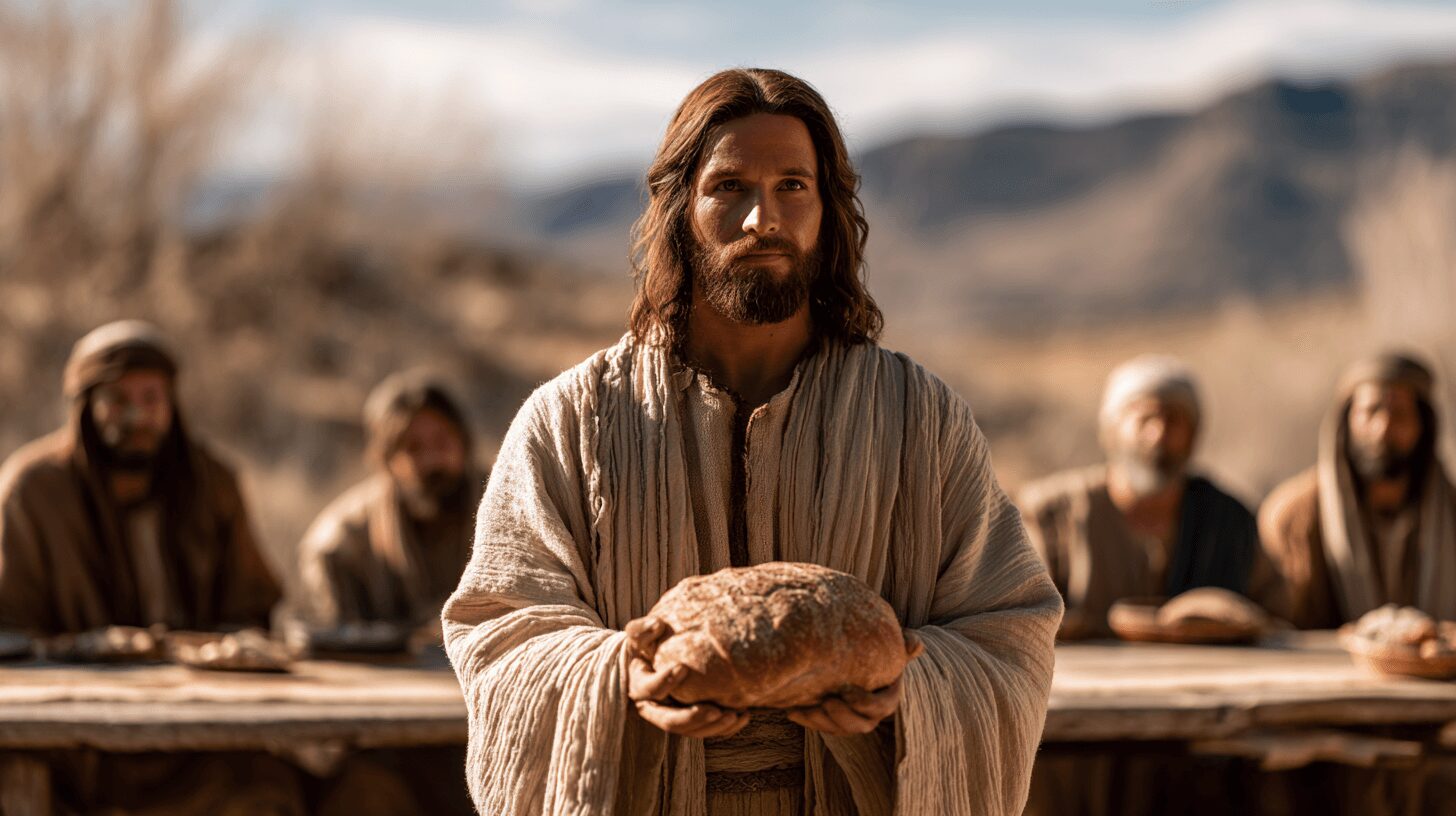 Why Did Jesus Look Up Before Breaking the Bread?