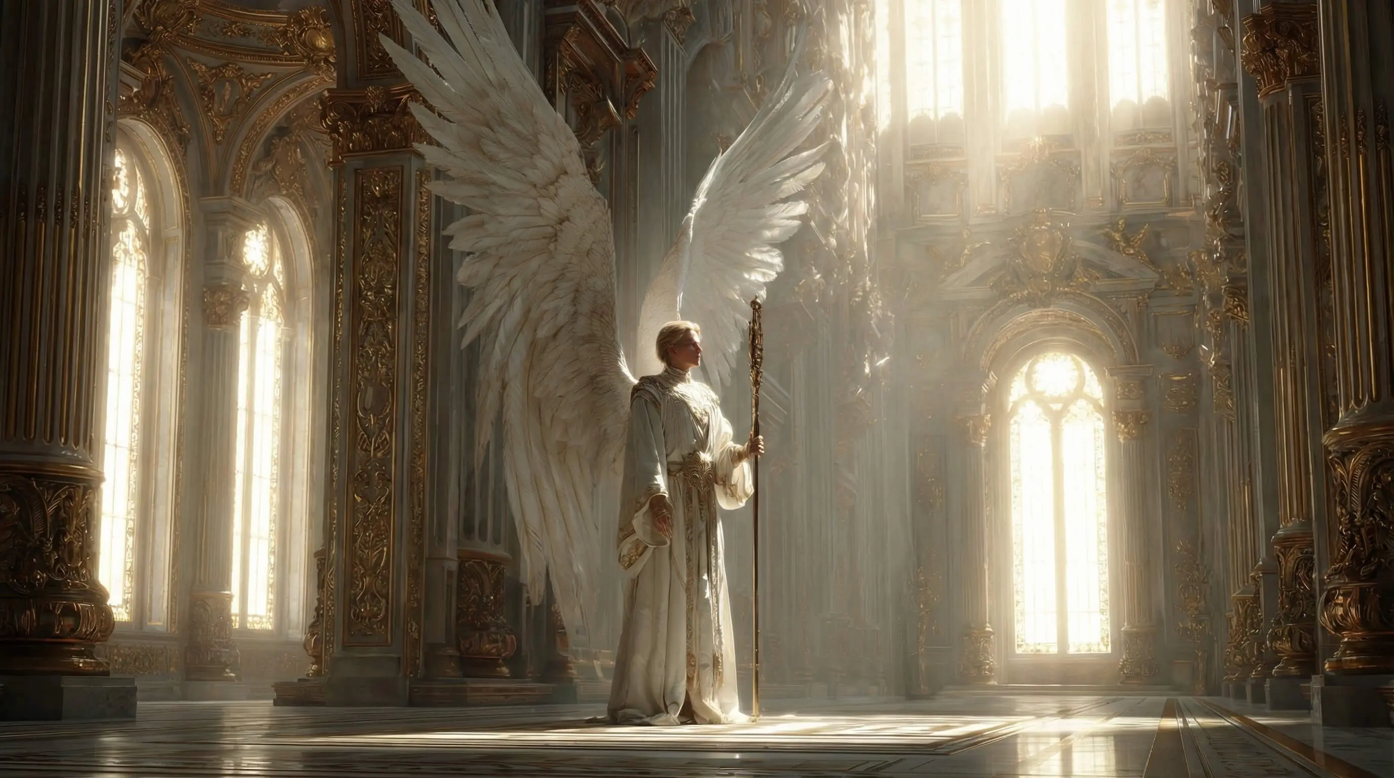 Why Did the Angel Hold a Golden Rod in John’s Vision?