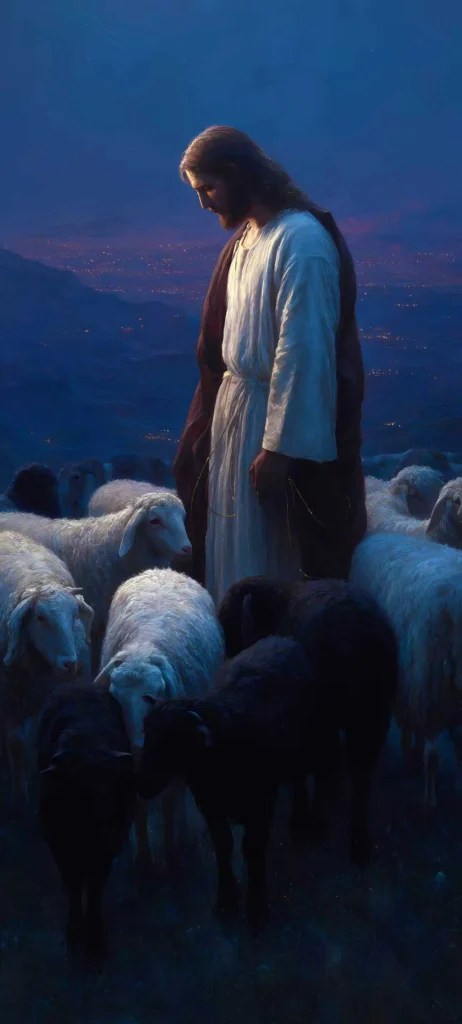 The White Shepherd of Light - phone wallpaper 2