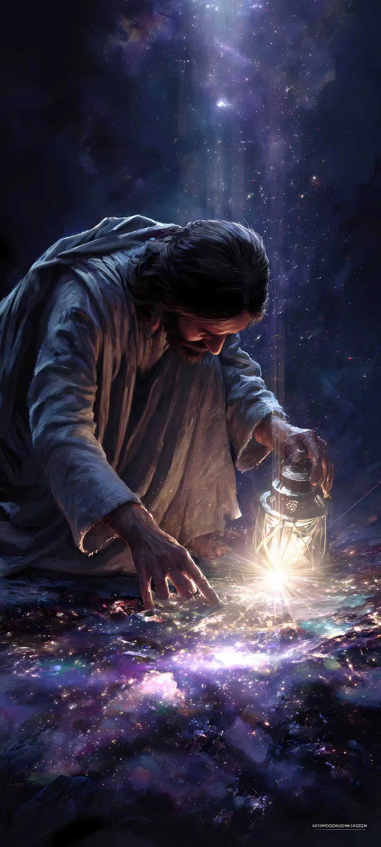 All Creation: In His Hands - phone wallpaper 1