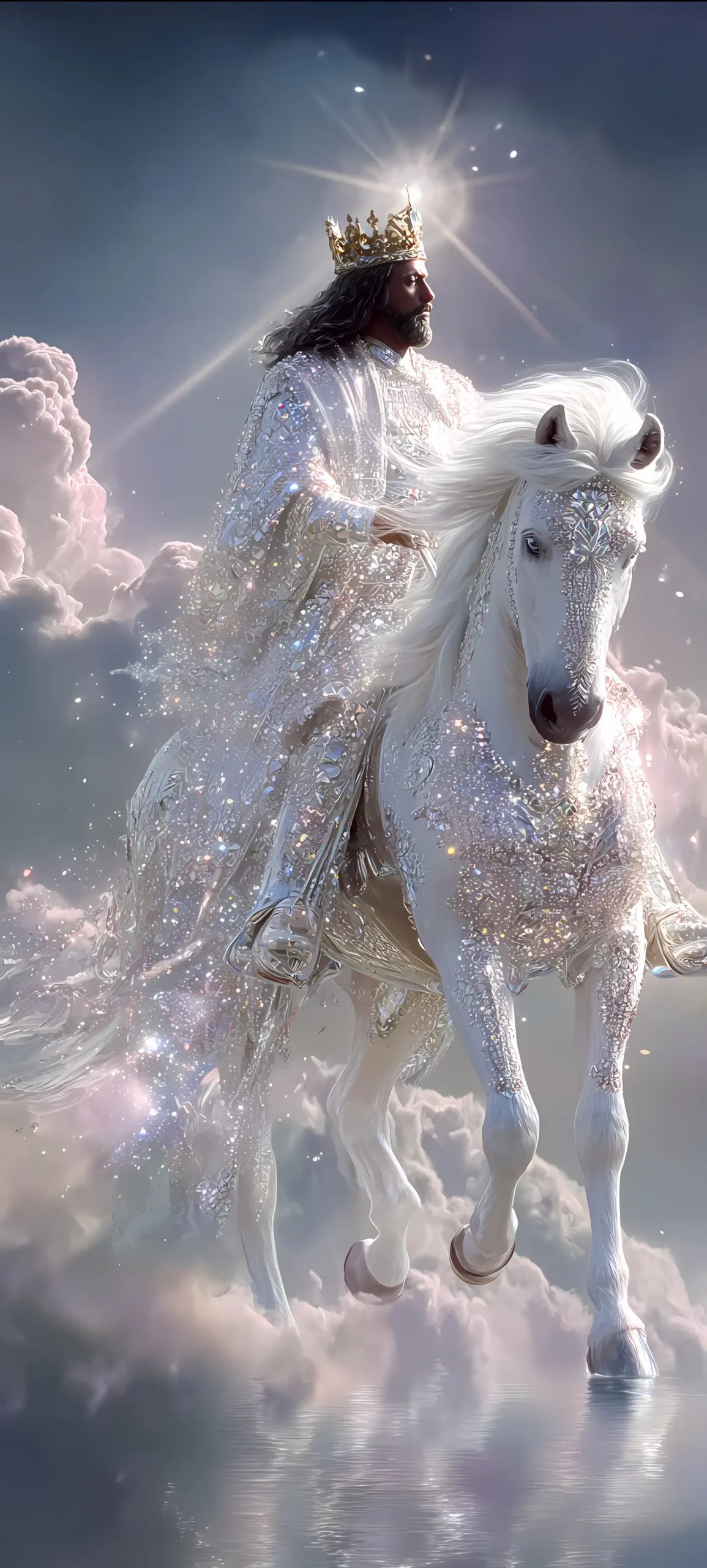 Revelation 19: The King on the White Horse - phone wallpaper 5