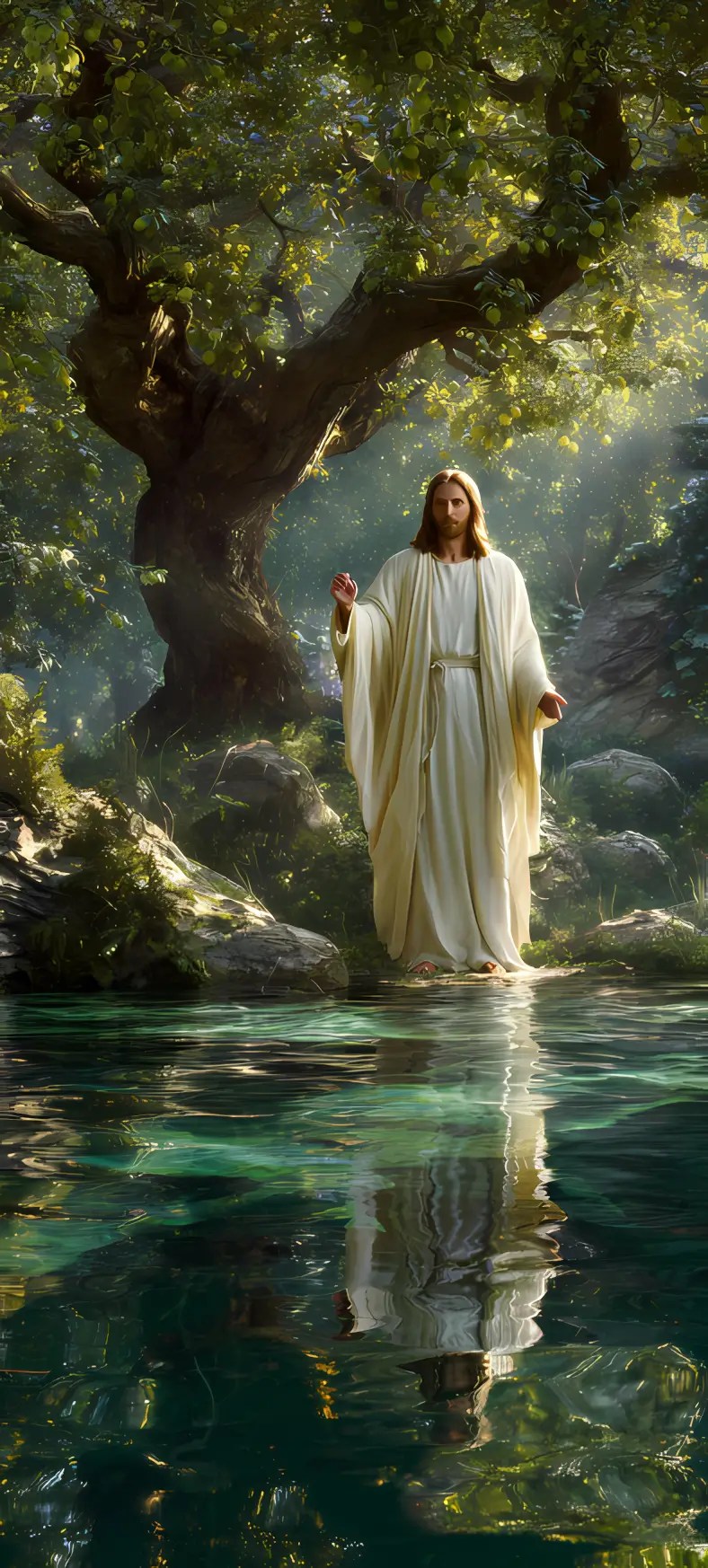 Jesus Lord of Light and Life - phone wallpaper 2