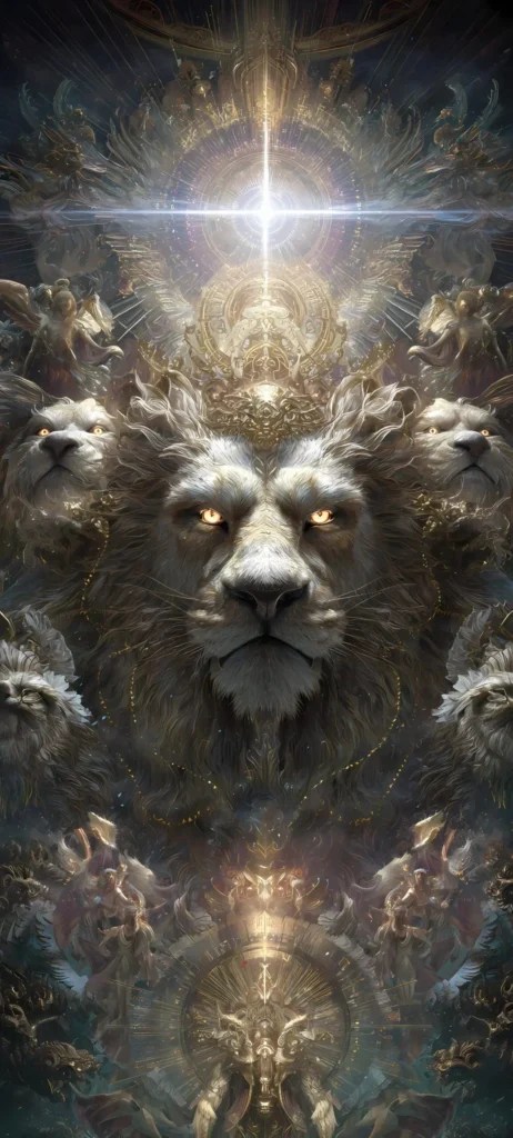 The Lion and the Lamb: Power & Grace - phone wallpaper 1