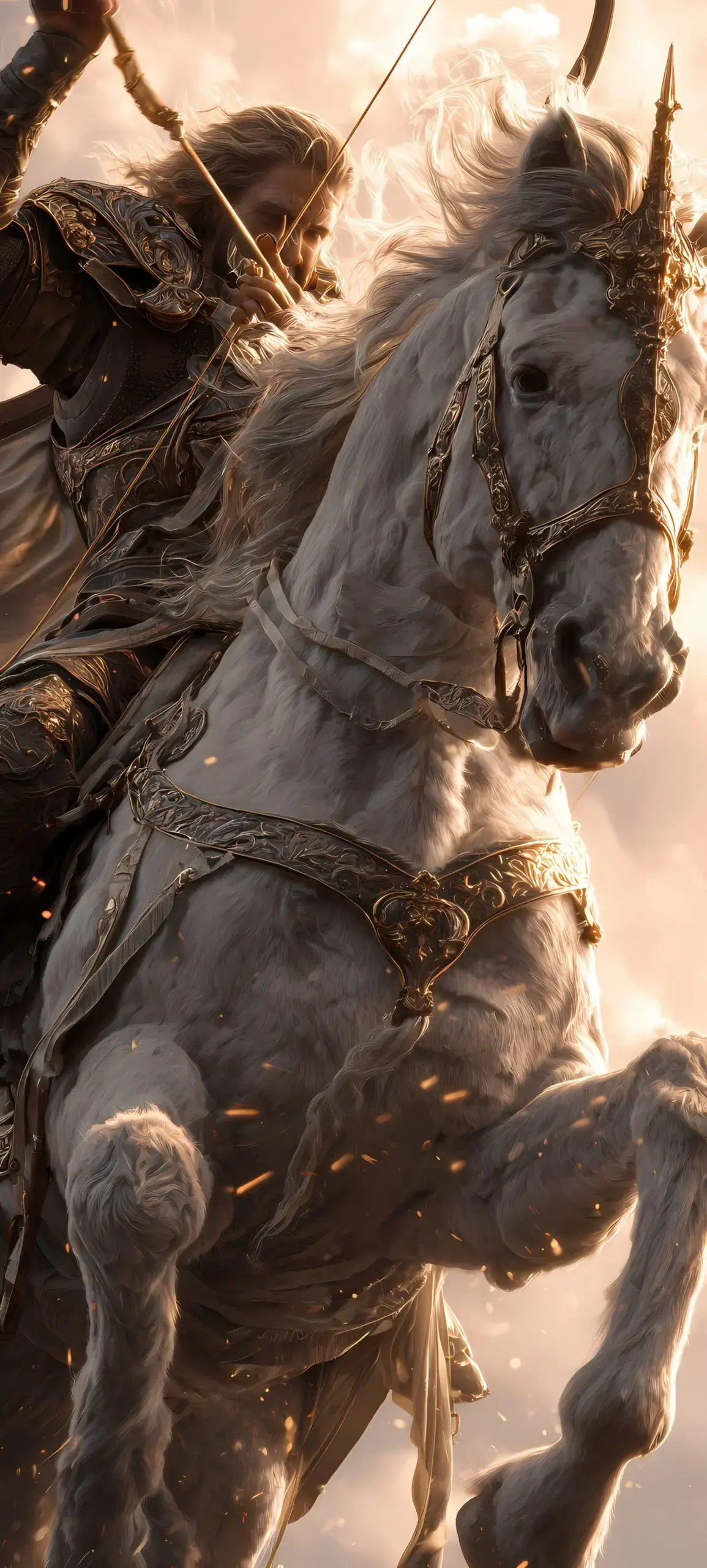 Revelation 19: The King on the White Horse - phone wallpaper 2