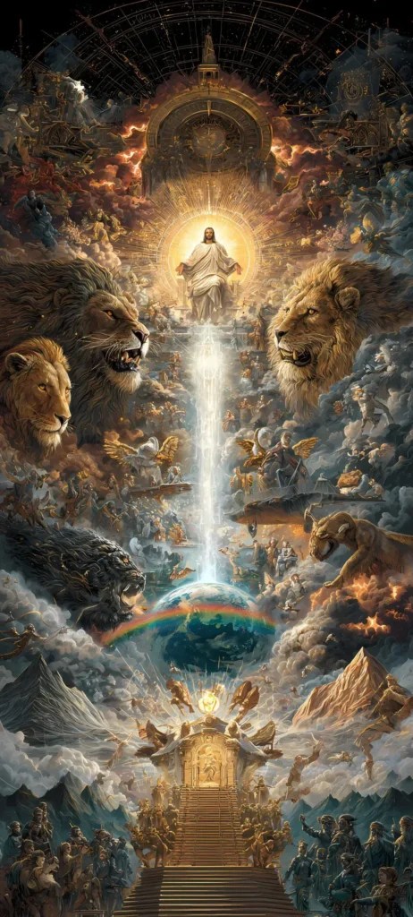 The Lion and the Lamb: Power & Grace - phone wallpaper 5