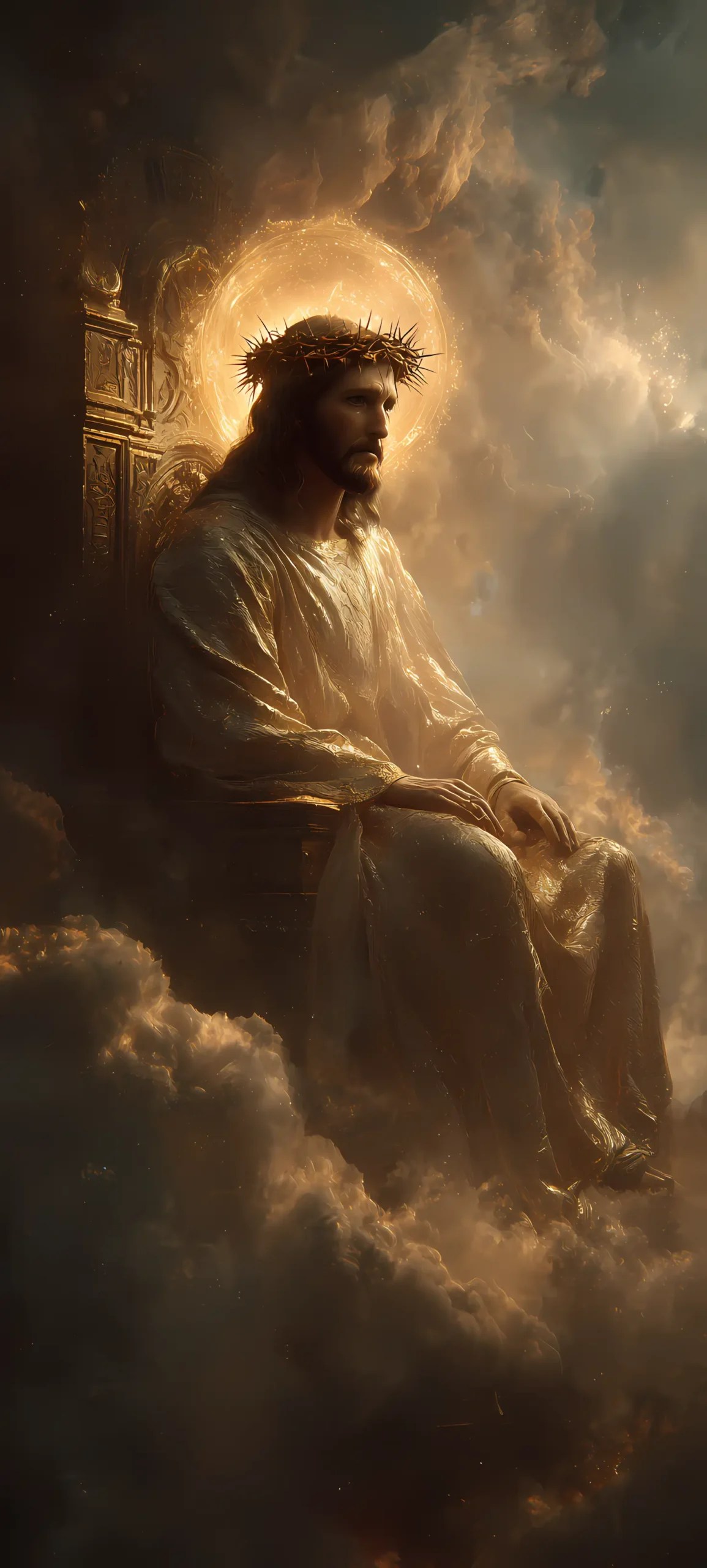 Throne of the Eternal King - phone wallpaper 1