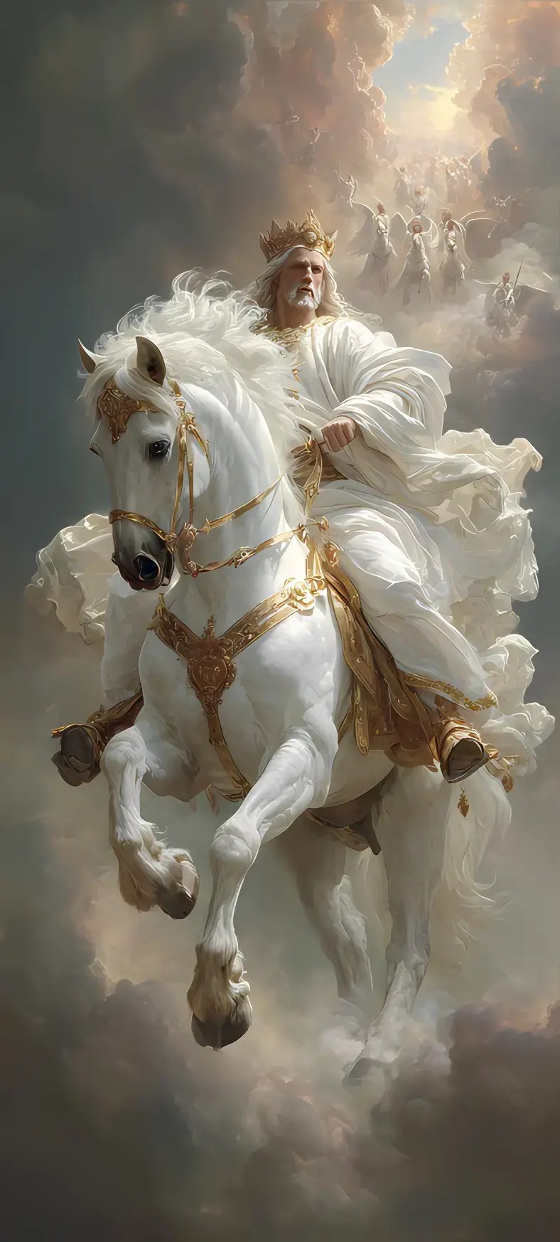 Revelation 19: The King on the White Horse - phone wallpaper 6