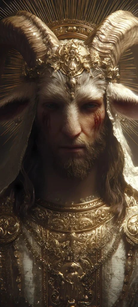 The Lion and the Lamb: Power & Grace - phone wallpaper 6