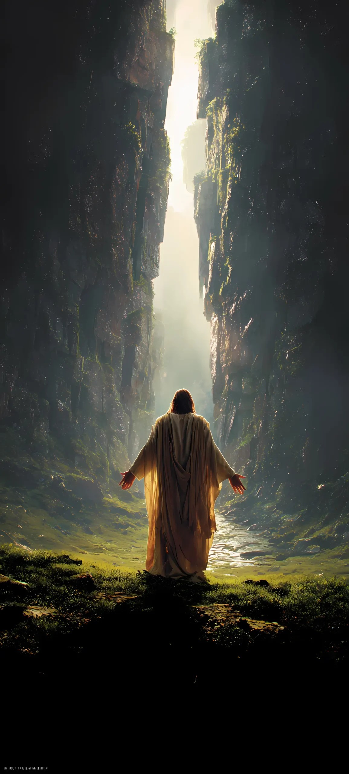 Light vs. Darkness: Breaking the Night - phone wallpaper 3