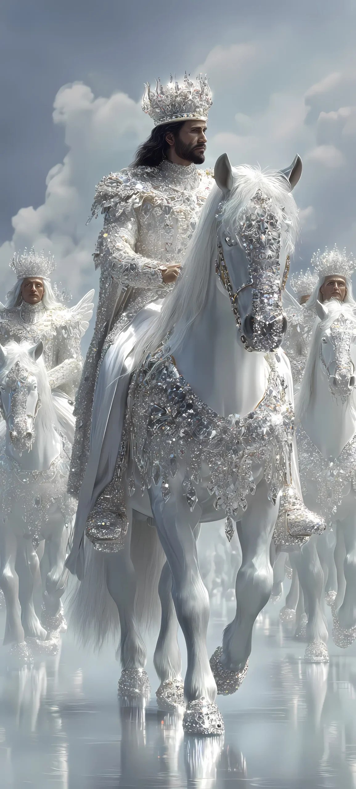 Revelation 19: The King on the White Horse - phone wallpaper 7