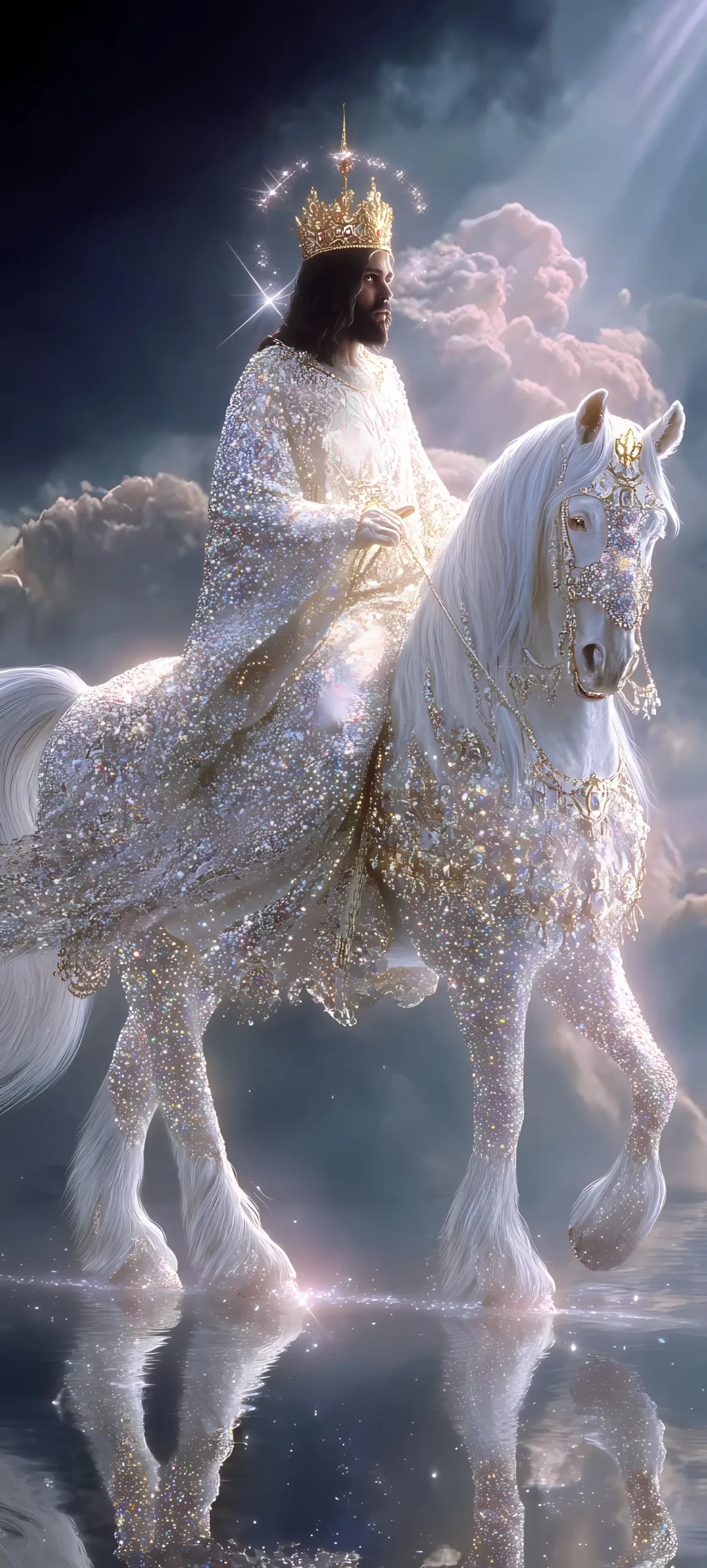 Revelation 19: The King on the White Horse - phone wallpaper 1