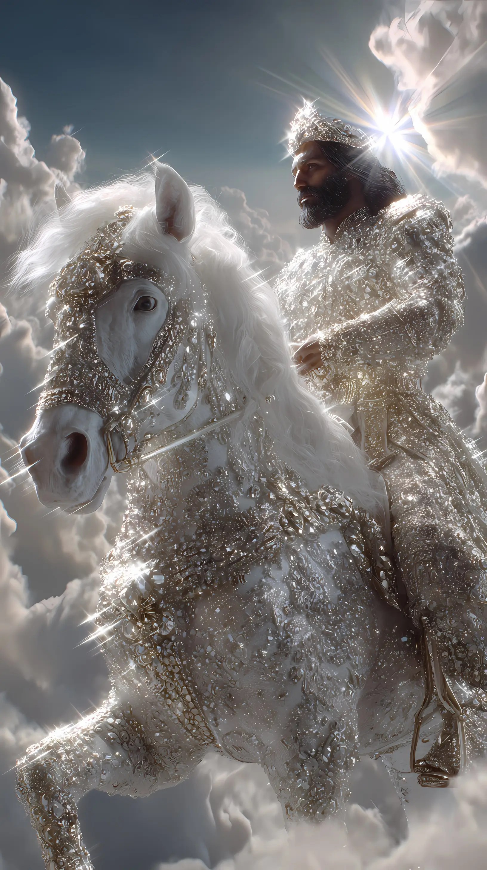 Revelation 19: The King on the White Horse - phone wallpaper 10