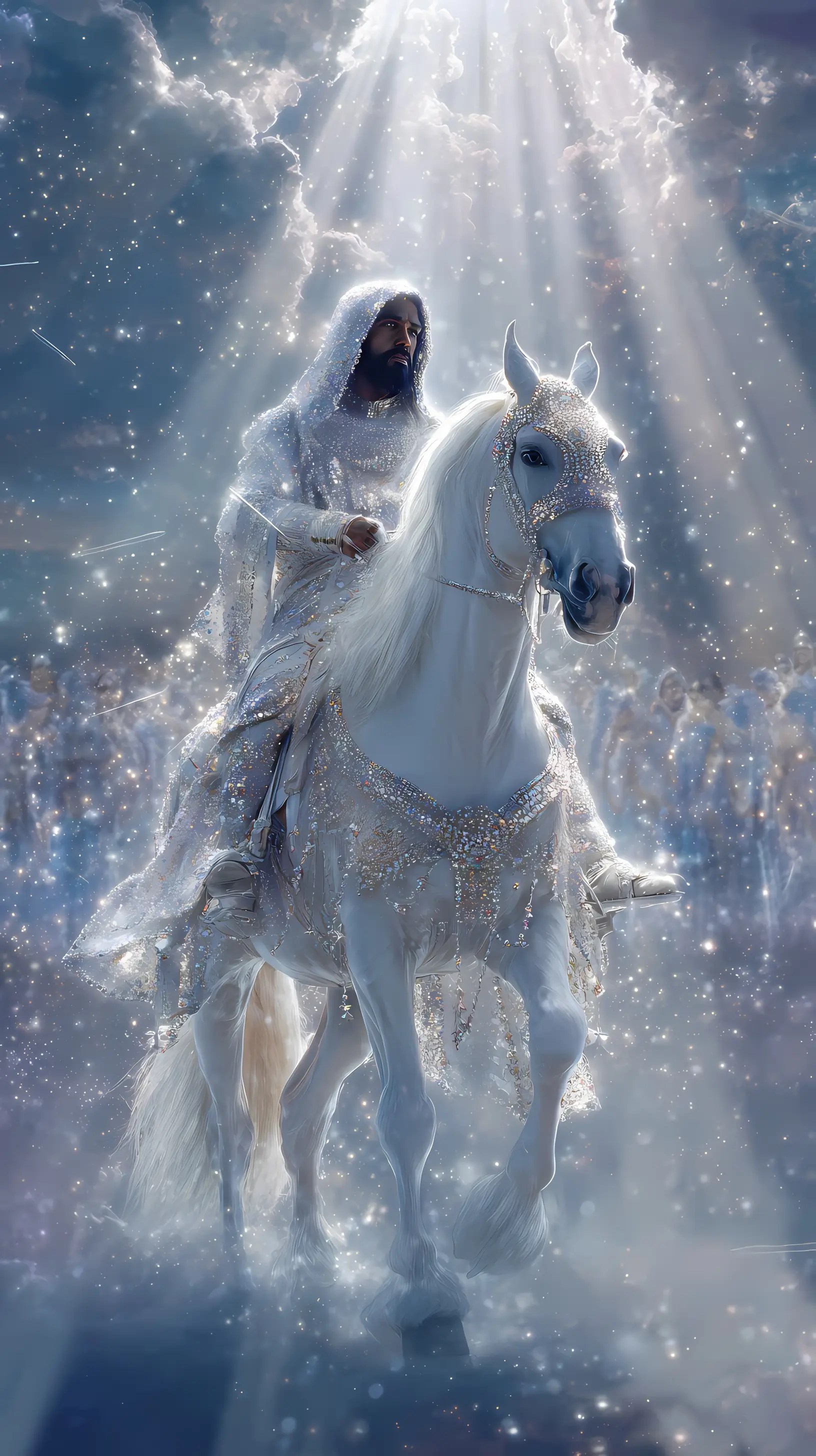 Revelation 19: The King on the White Horse - phone wallpaper 11