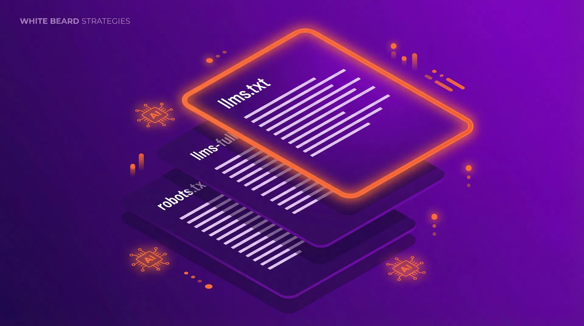 White Beard Strategies — AI optimization files: llms.txt, llms-full.txt, robots.txt