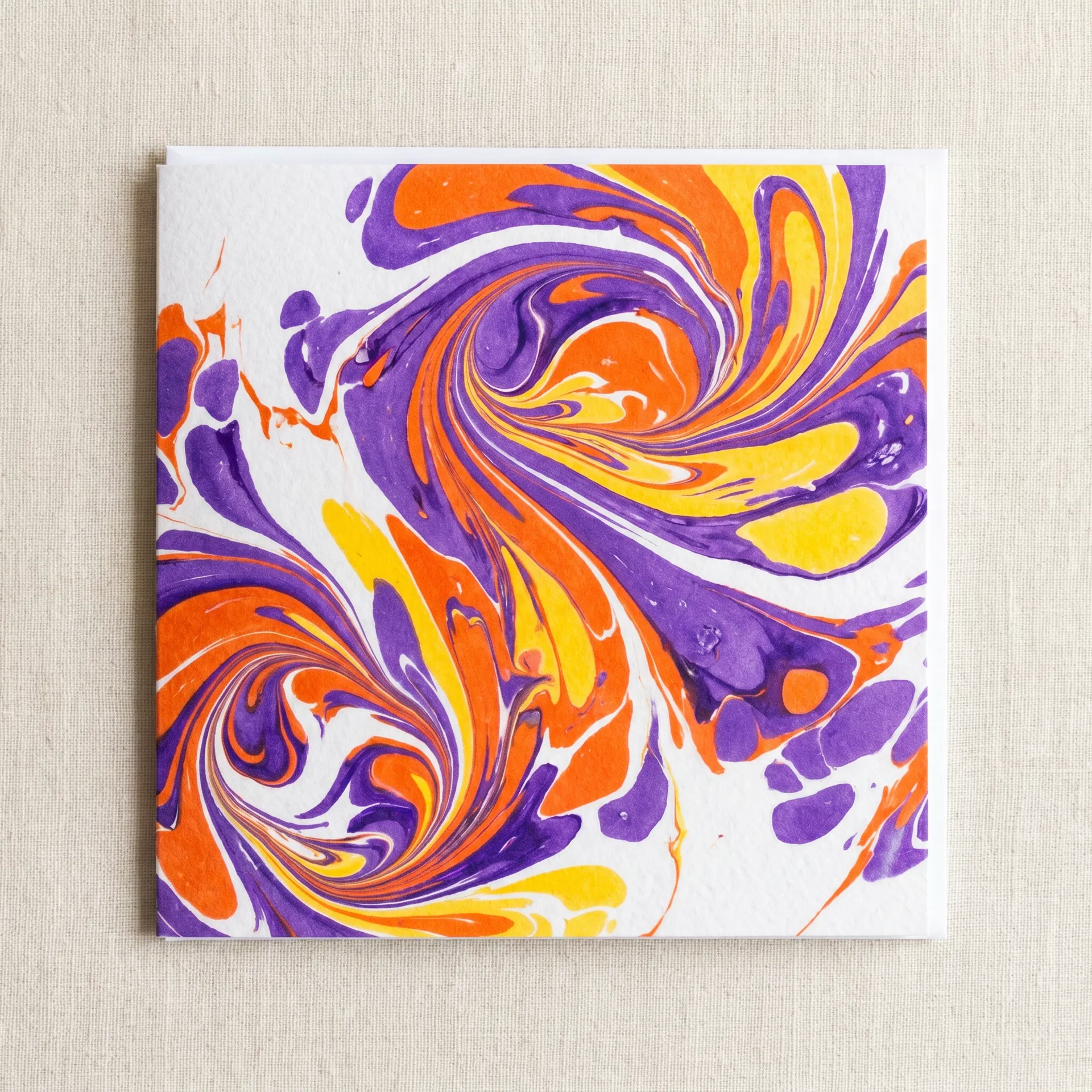 Single Marbled Card