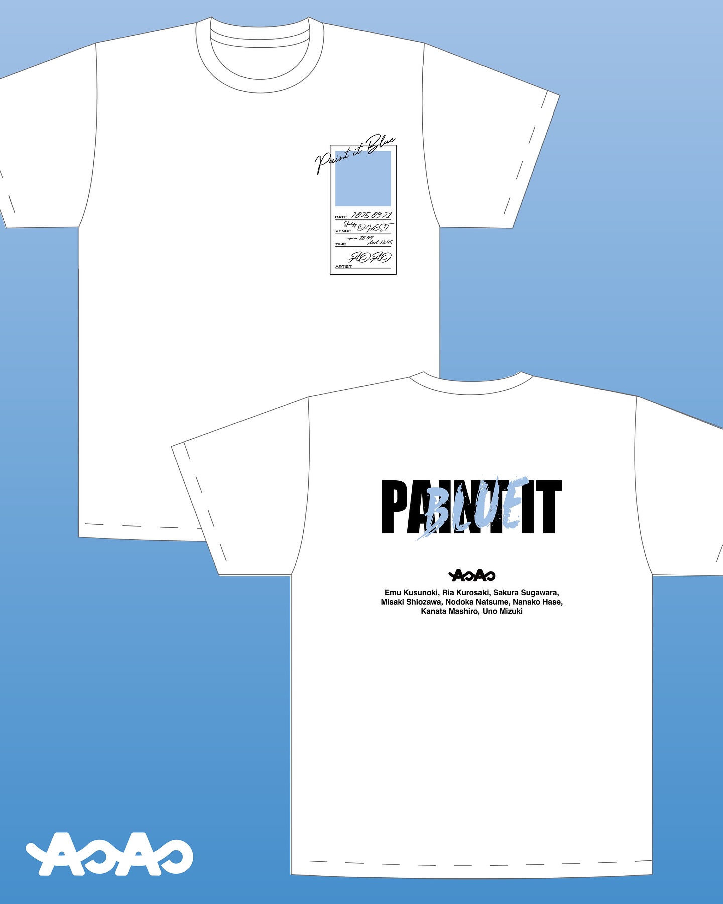 AOAO - Paint it Blue Goods