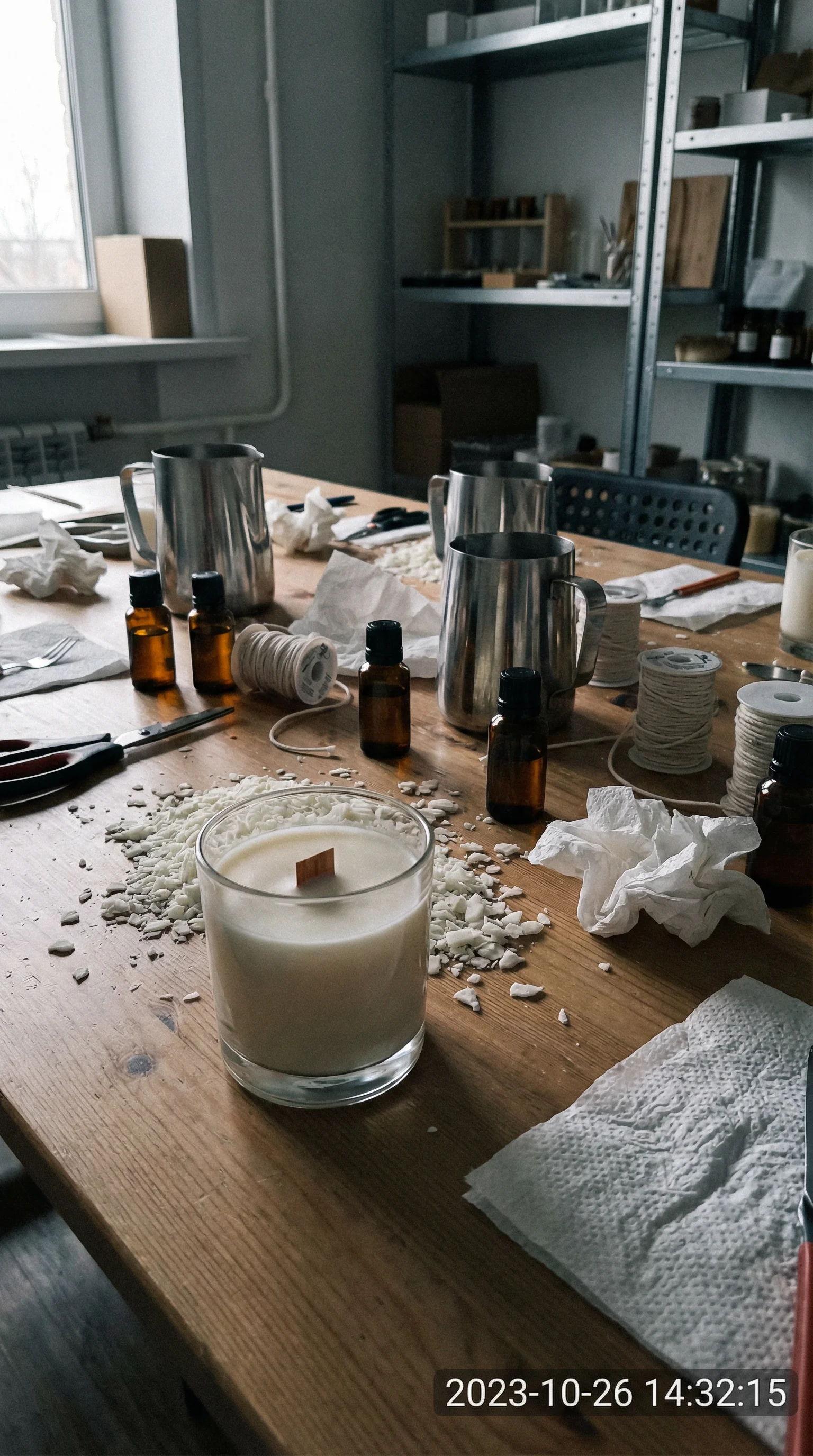 Before - SCENTED CANDLE - From Workshop to Wellness