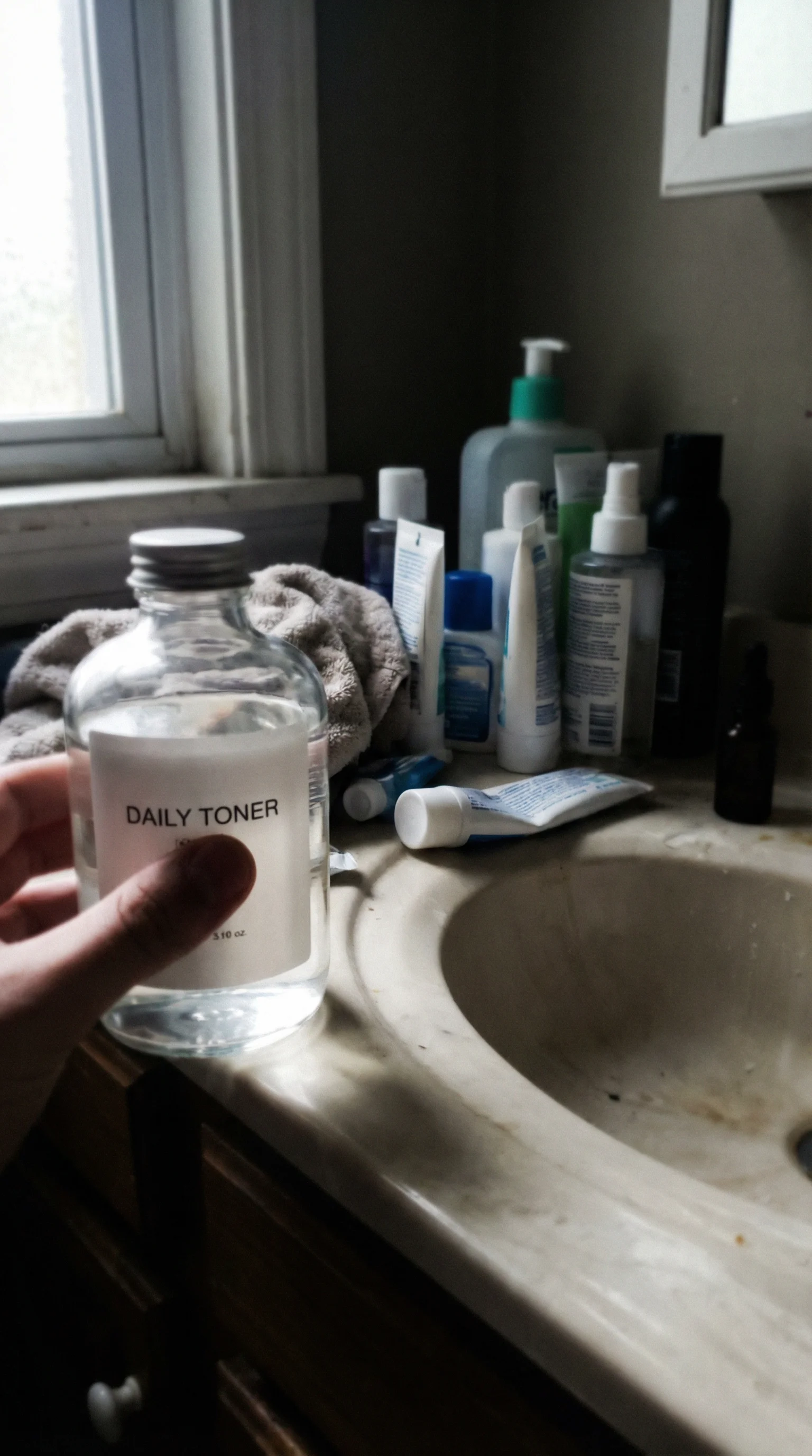 Before - Daily Toner - Product Photography Transformation