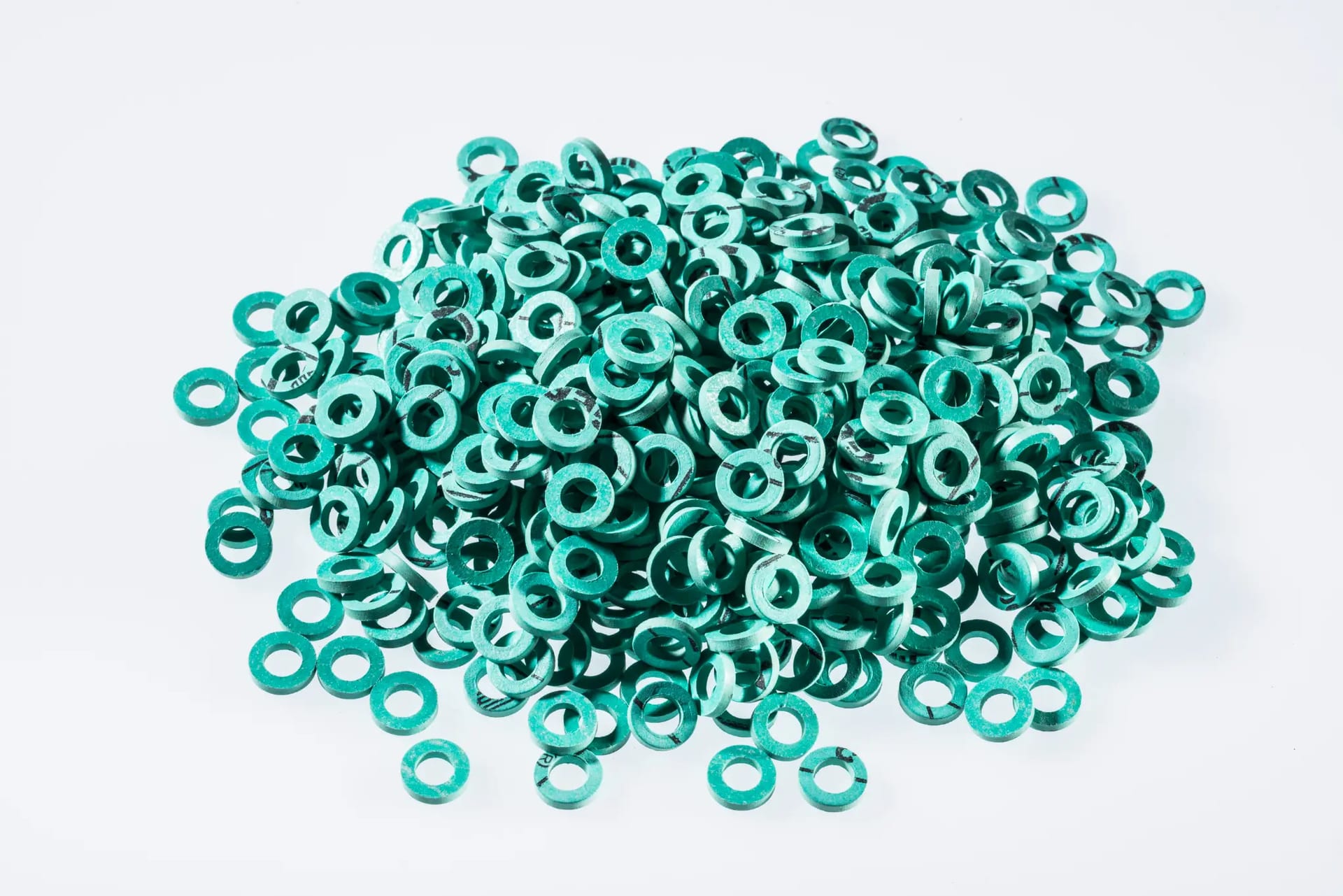 Flachdichtungen geschüttet