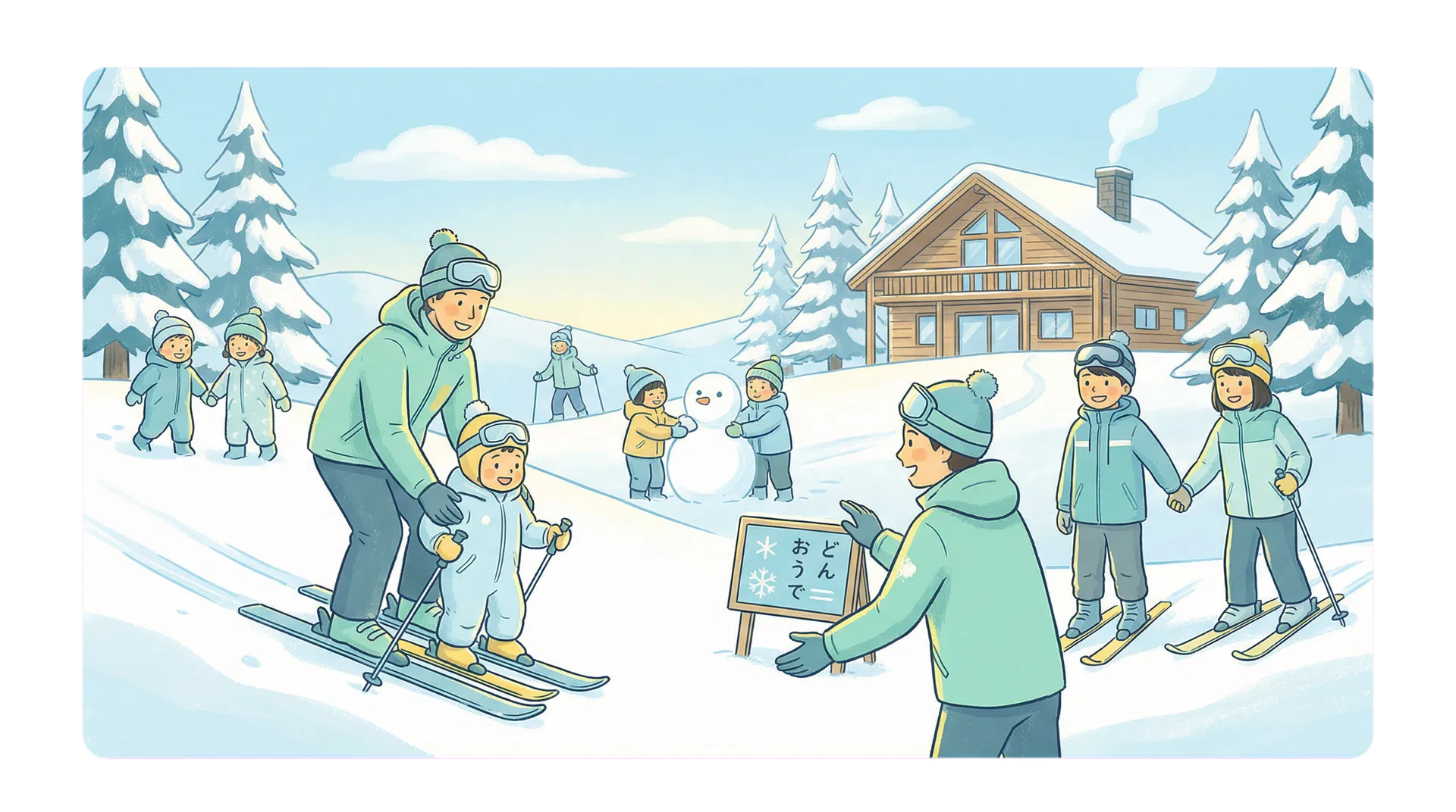 雪あそびスキーステップアップ