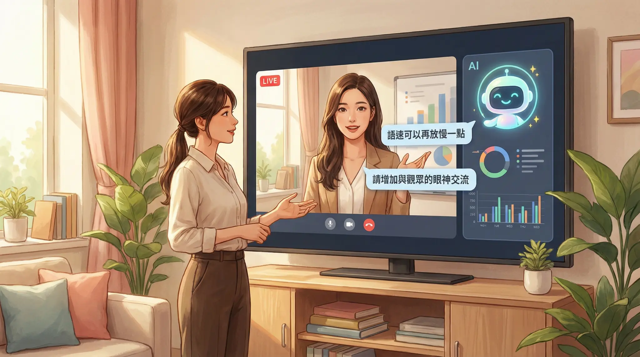 AI 教練訓練員工