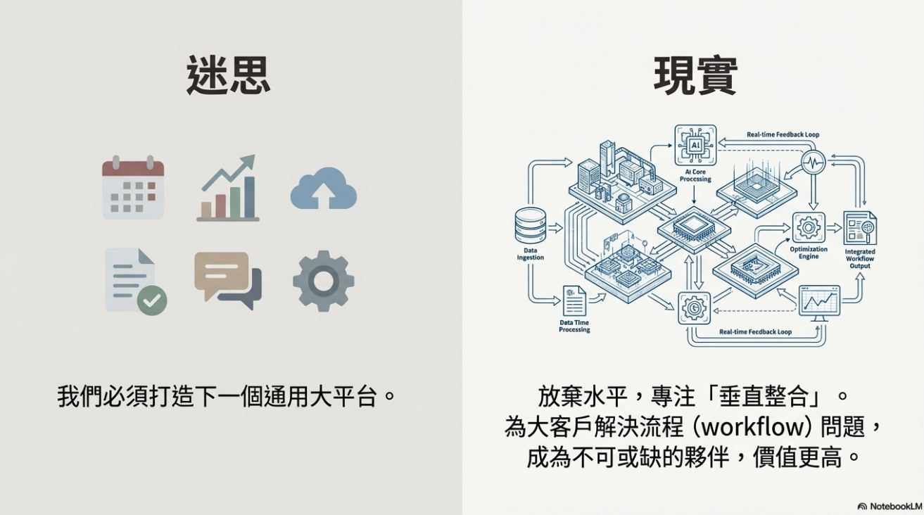 迷思三：垂直整合才有活路