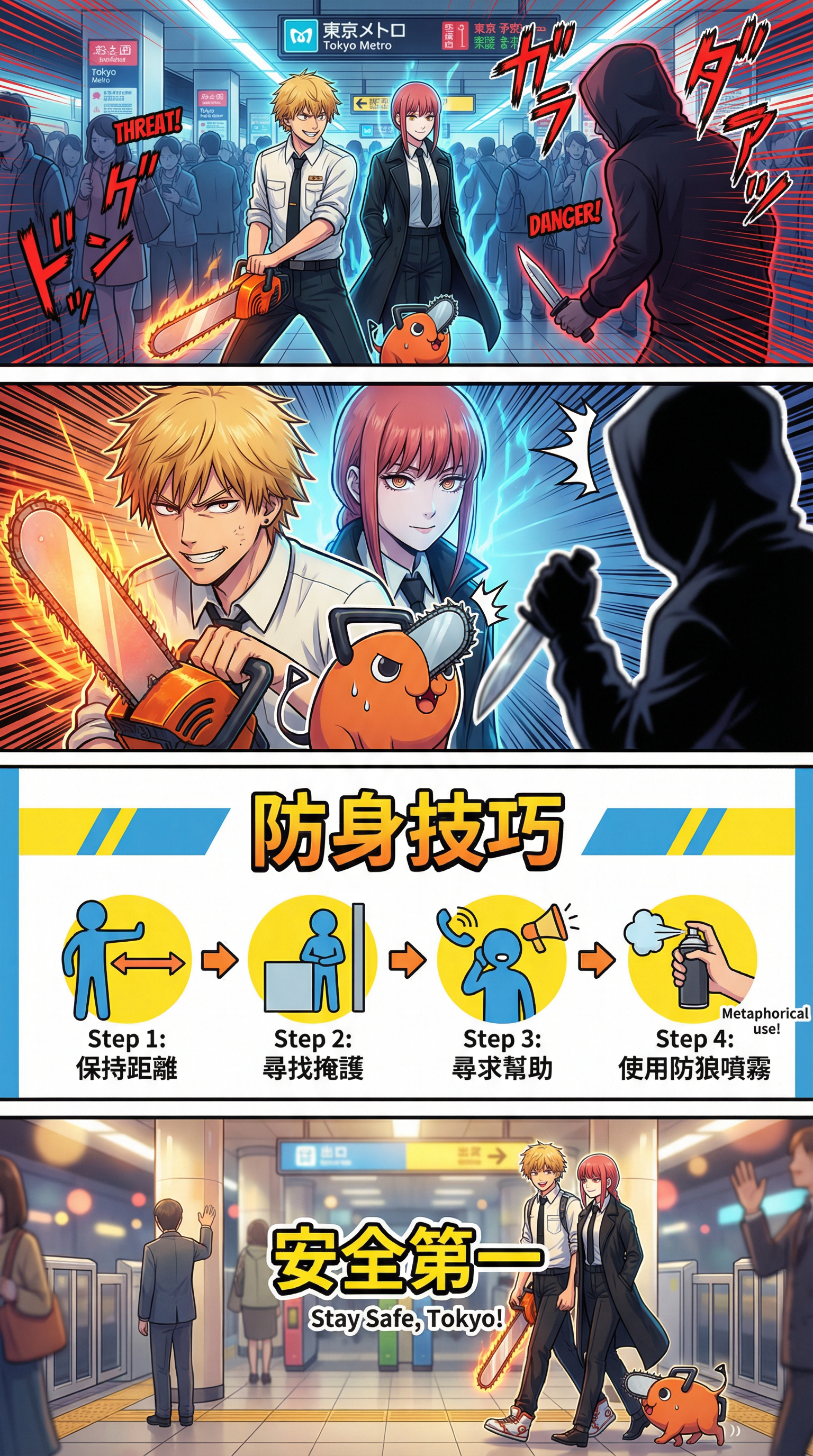 日式科普彩漫風格