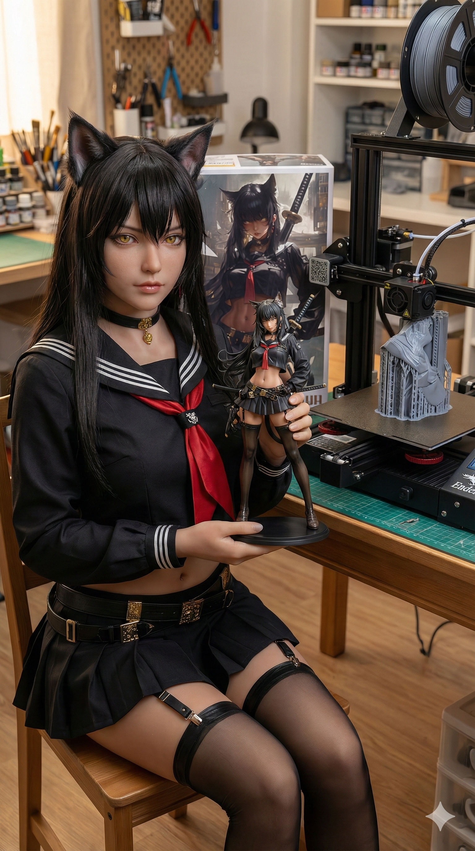 Coser 拿扮演的角色公仔