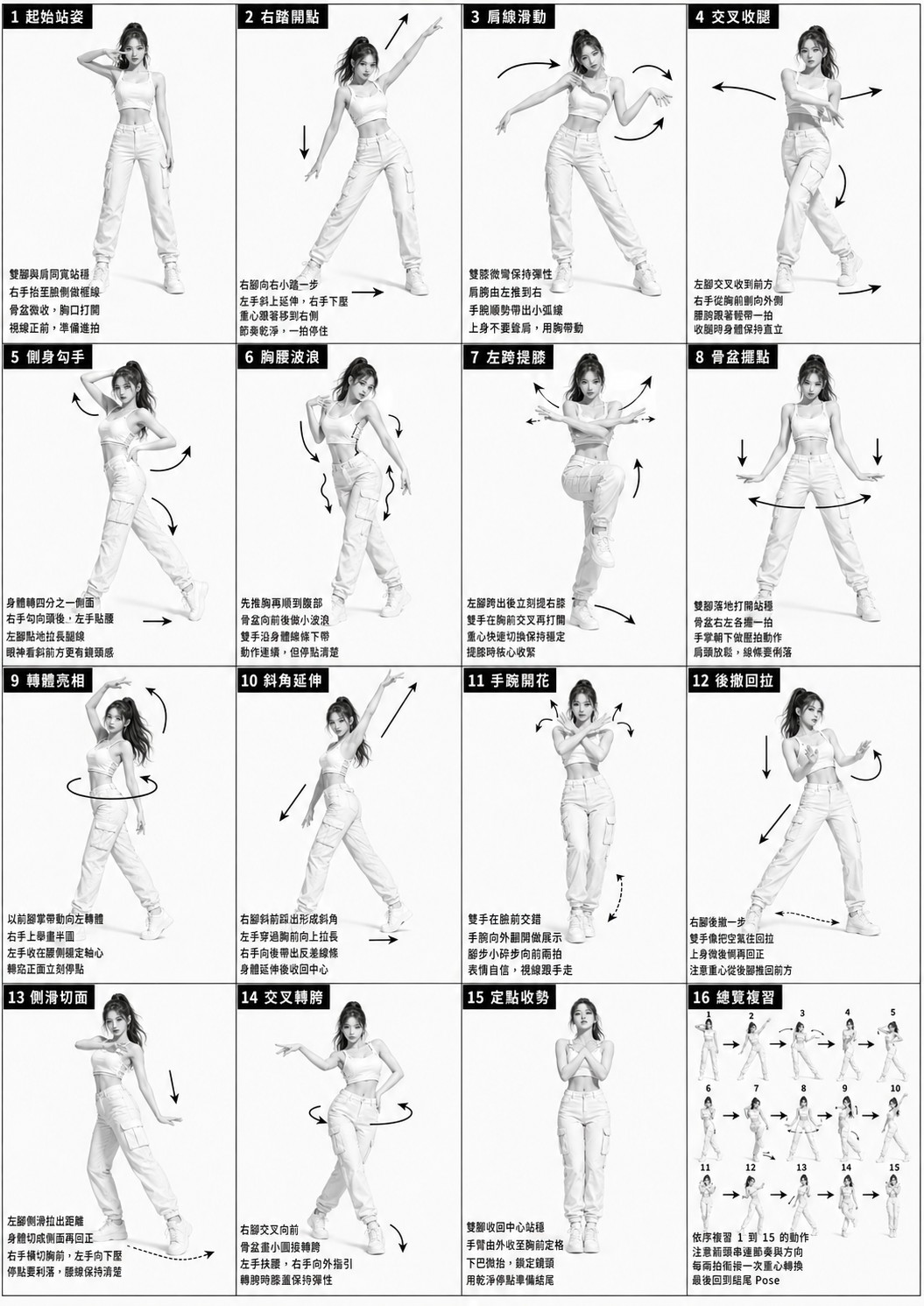 16格舞蹈分鏡