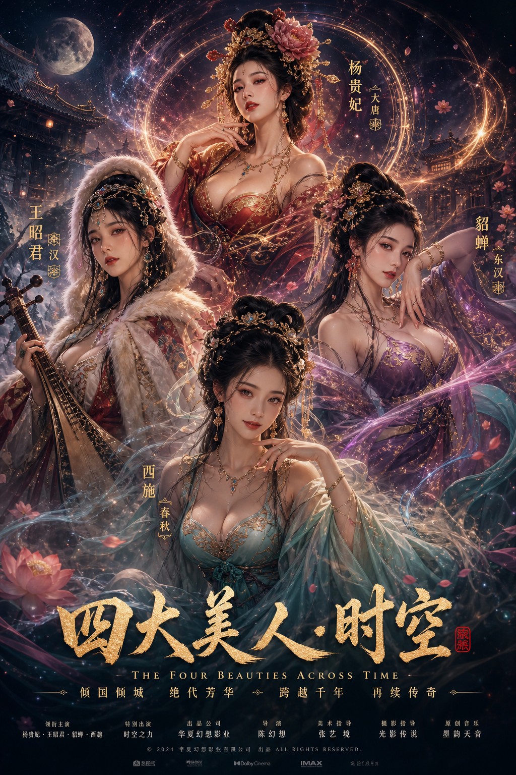 電影海報 古代4大美女