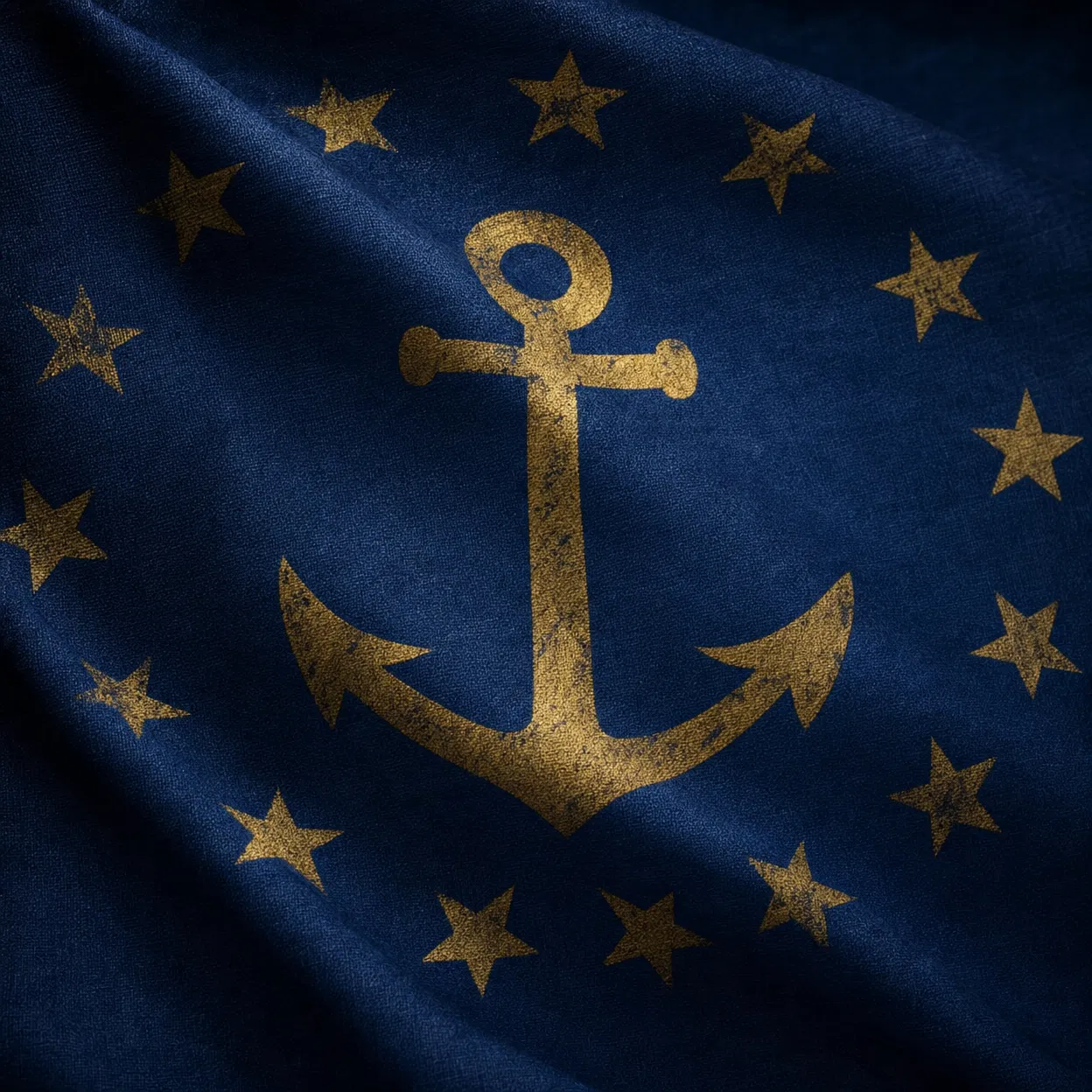 Rhode Island state flag anchor