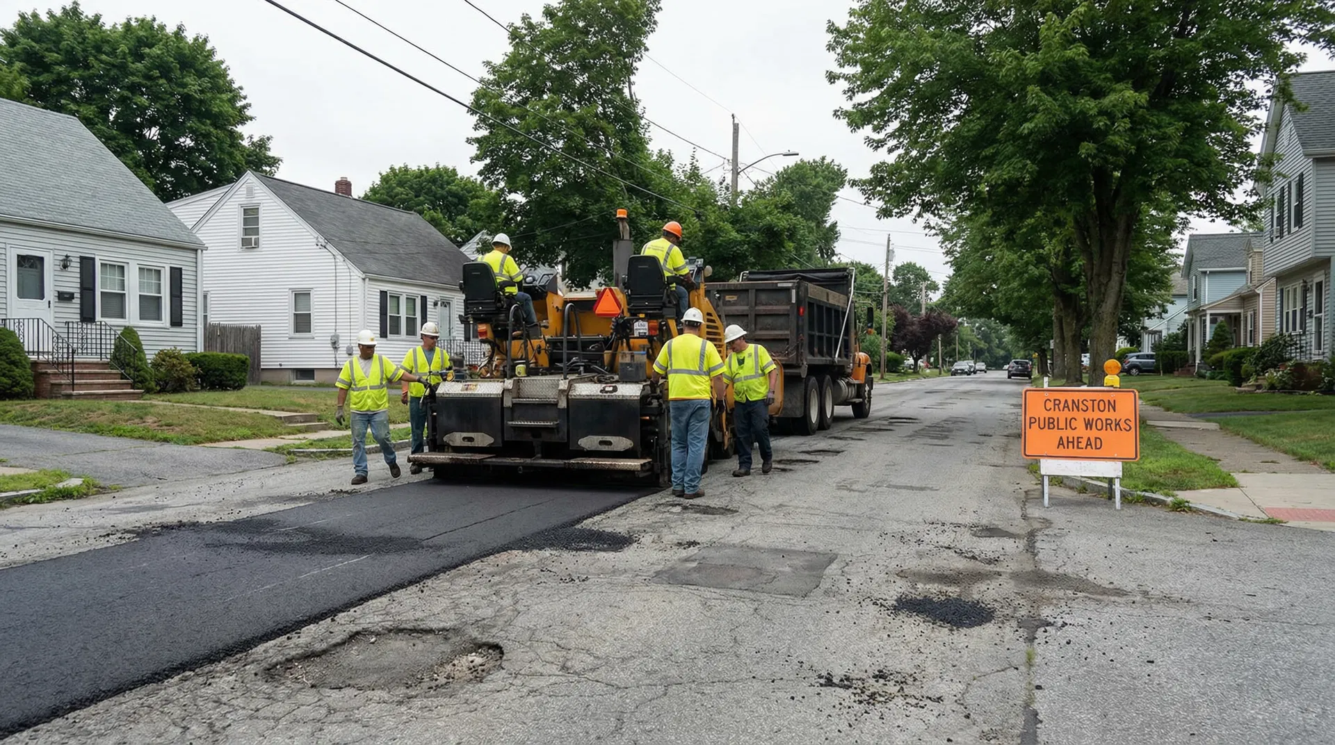 Cranston Launches $12M Road Resurfacing Program, Targeting 47 Miles of Streets