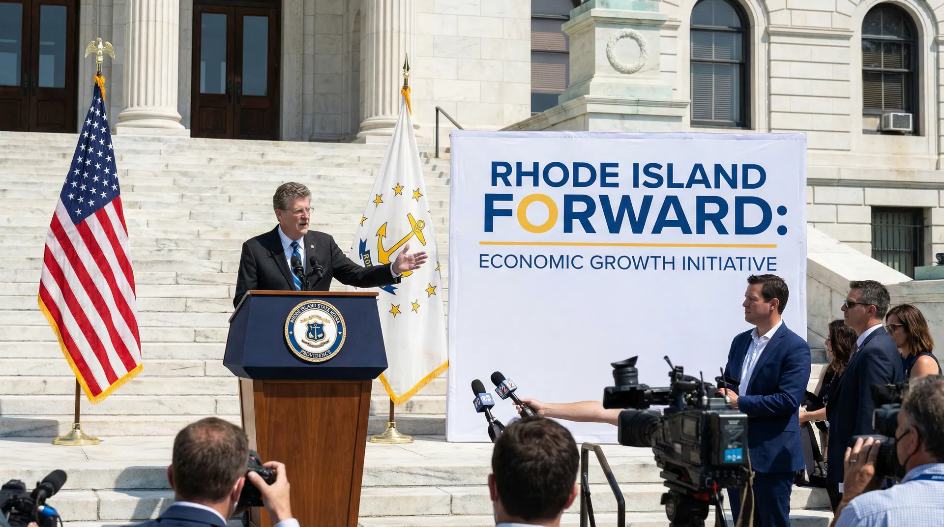 McKee Demands Trump Tariff Refunds for RI Businesses, Gets a Cold Shoulder