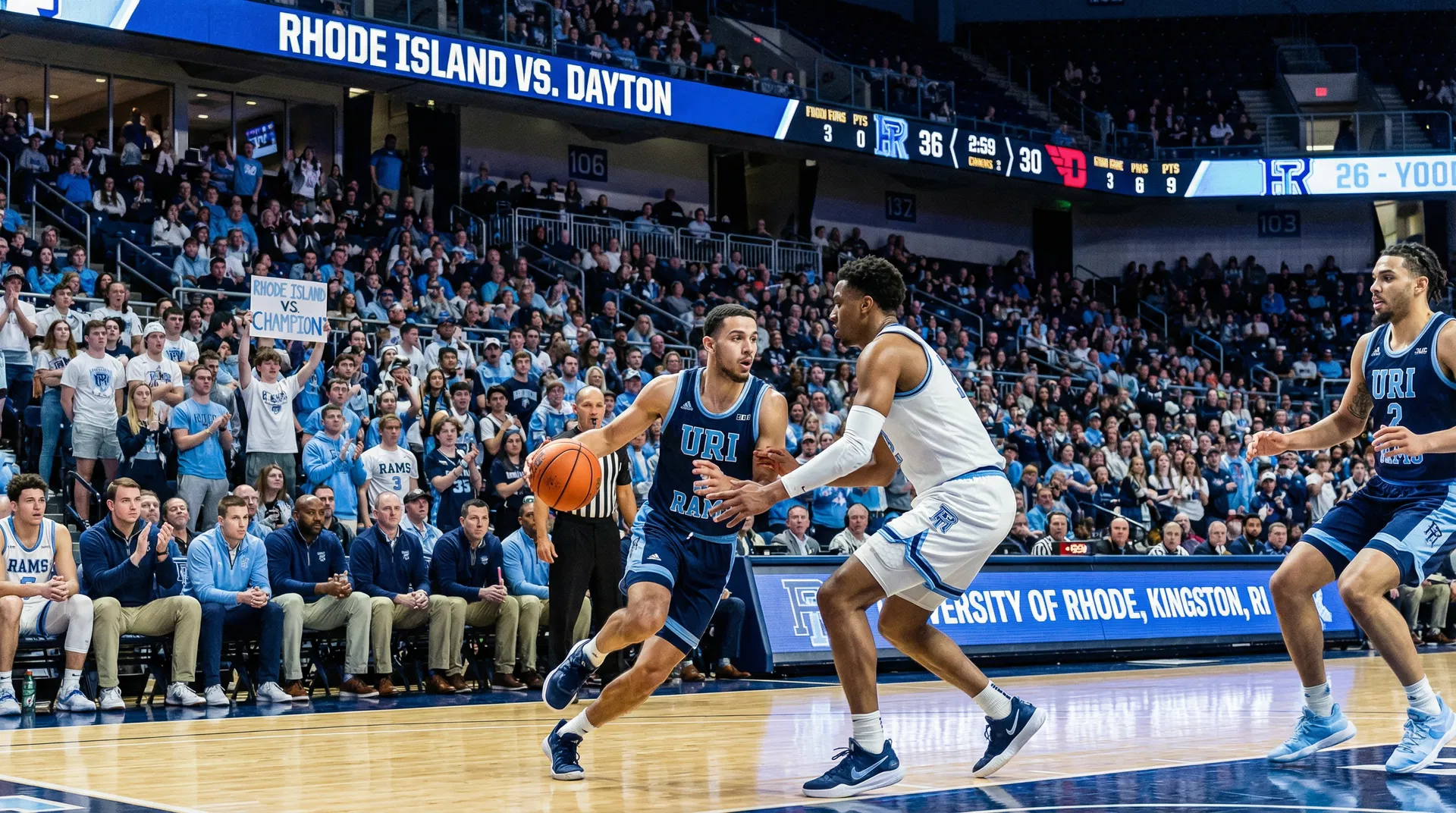 URI Rams Earn First NCAA Tournament Bid in Six Years, Fall to Gonzaga