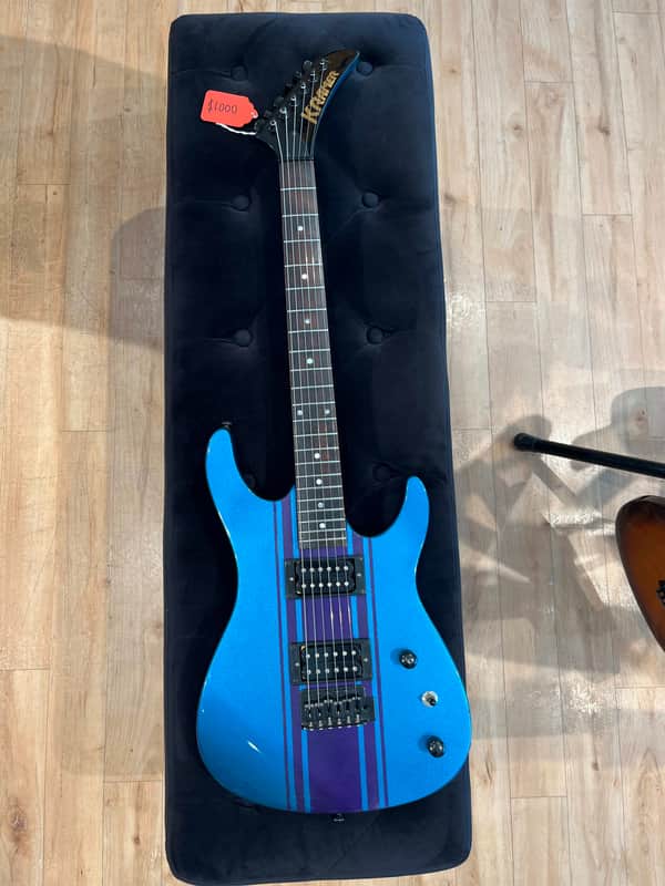 Kramer American Showster Savant II Candy 1989 - Blue