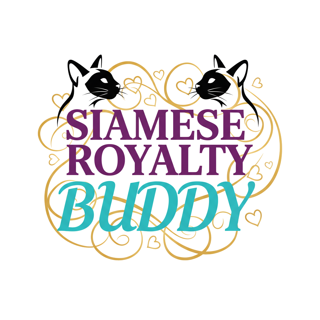 Custom Siamese Cat Keychain Personalized Pet Name Heart Shaped Pet Lover Gift