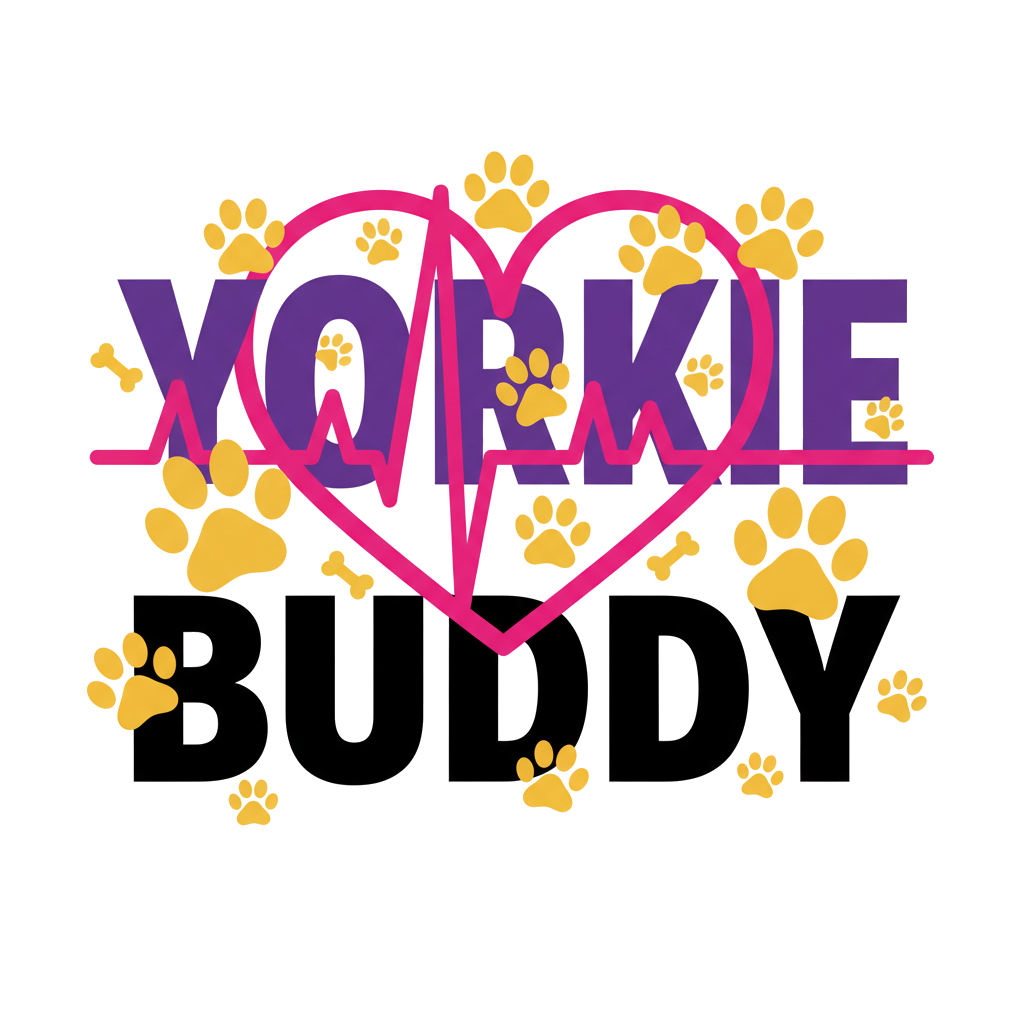 Custom Yorkshire Terrier Yorkie Paw Print Heartbeat Garden Flag Personalized