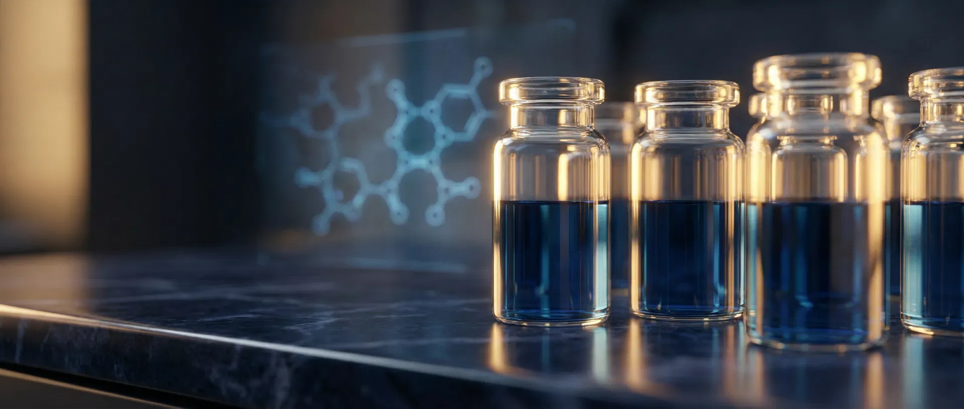 Premium peptide vials