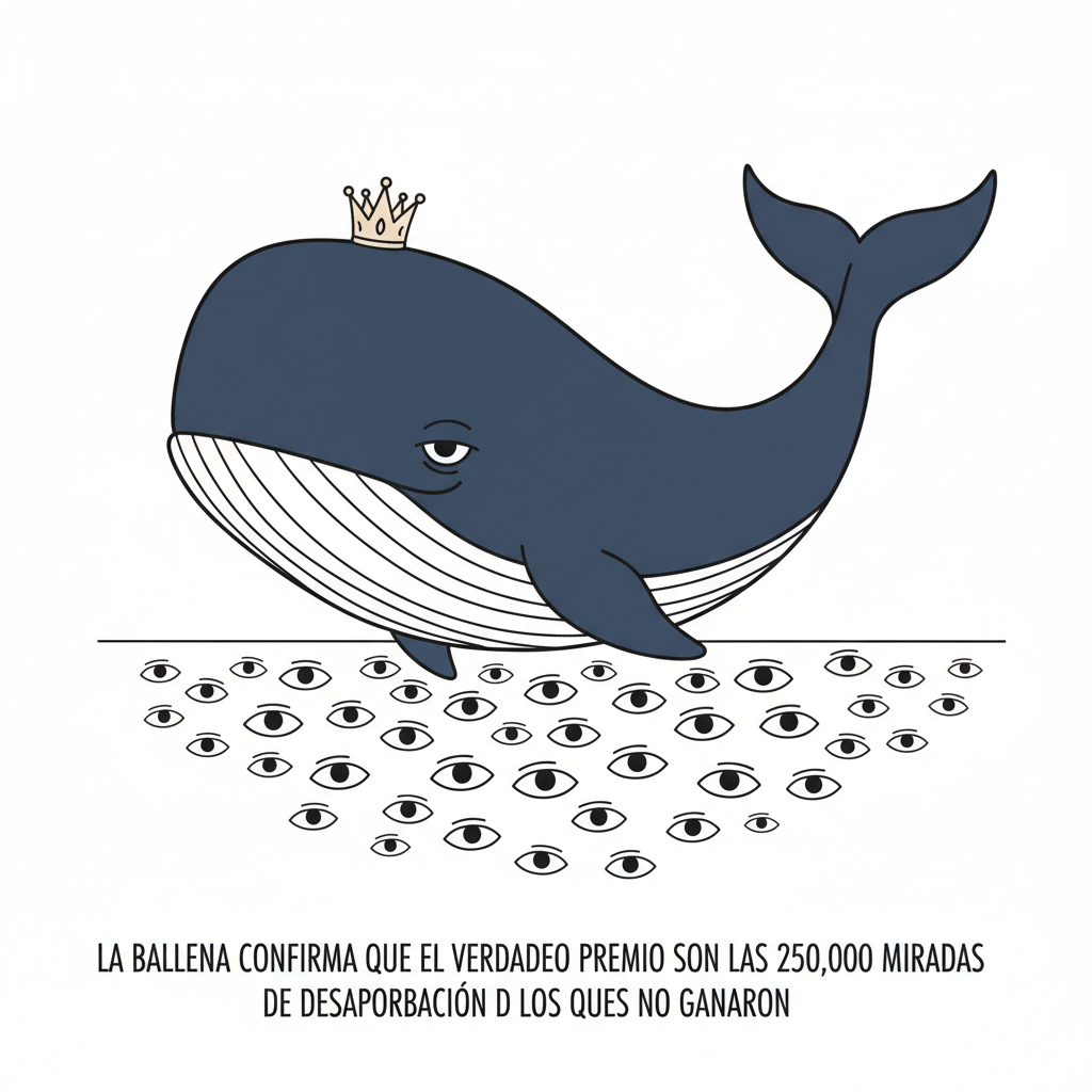 La Ballena confirma que el verdadero premio son las 250.000 miradas de desaprobación de los que no ganaron