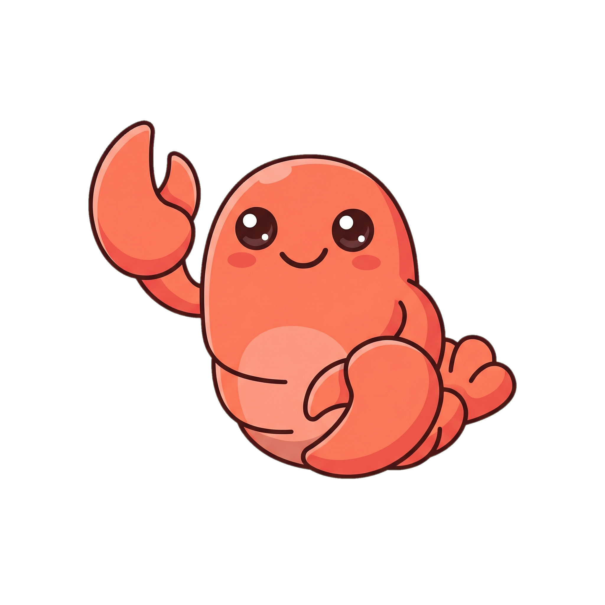 YoLobster mascot waving hello