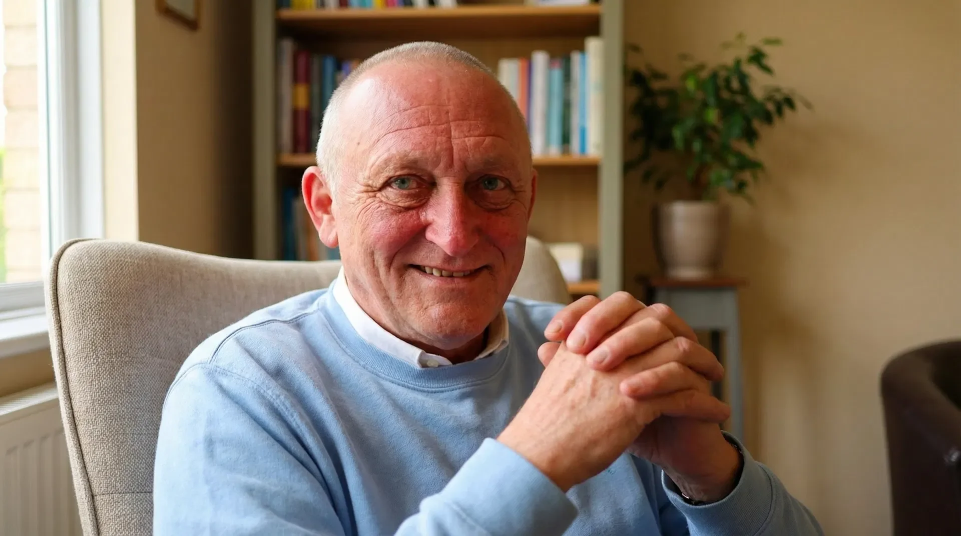 Jean-Paul Hostier en séance de thérapie au cabinet