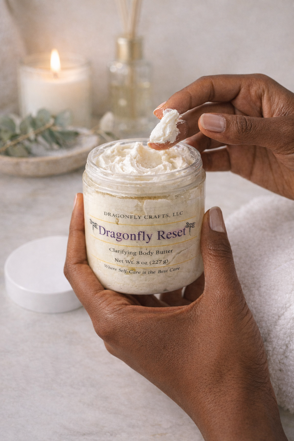 🌿 Dragonfly Reset Clarifying Body Butter | Reset your skin. Restore your glow.
